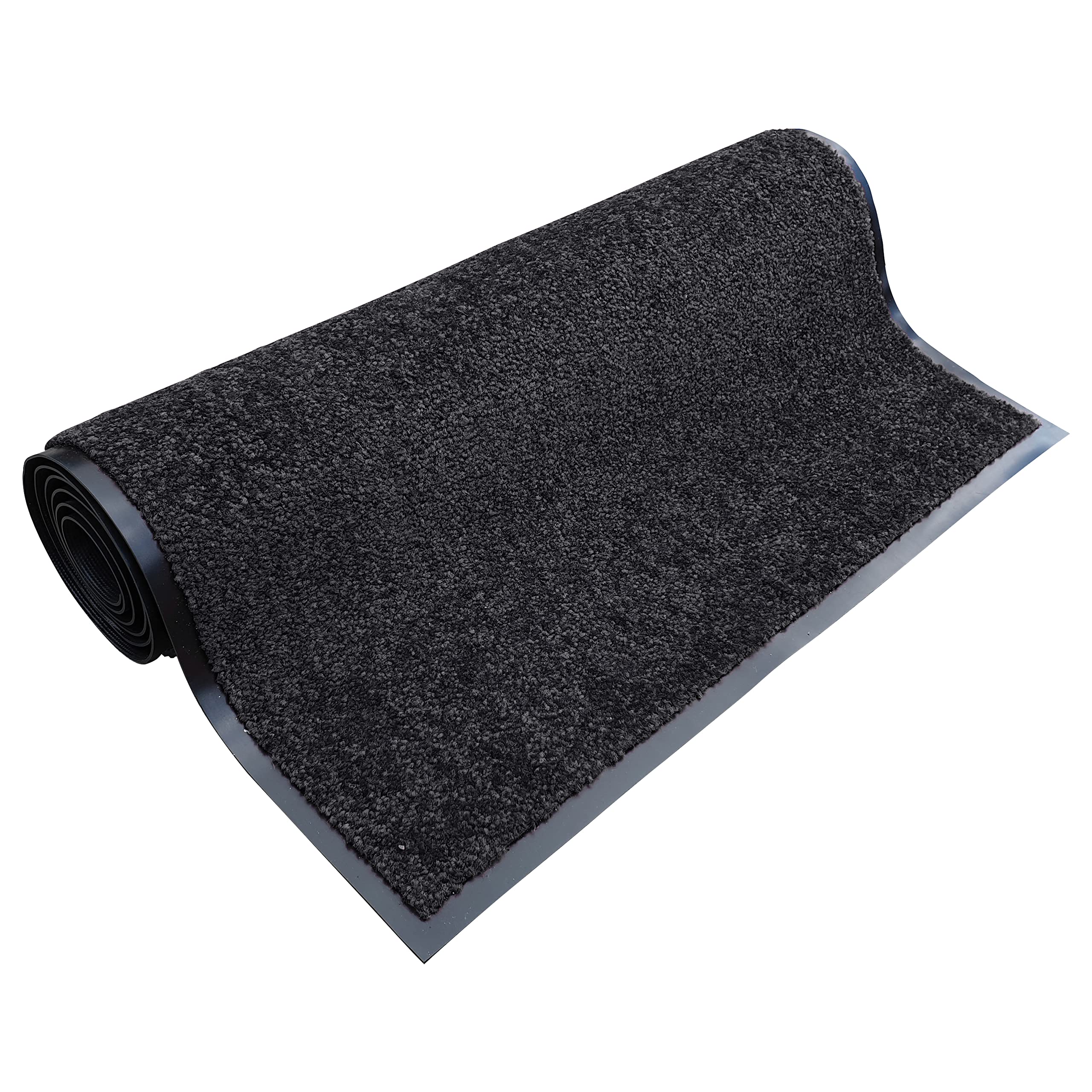Hanse Home Doormat (S-XXL) 60 x 90 cm - 12 Colours - Outdoor Dirt Trapper Mat Door Mat Washable & Weatherproof Non-Slip for Entrance Area & Outdoor Use - Black