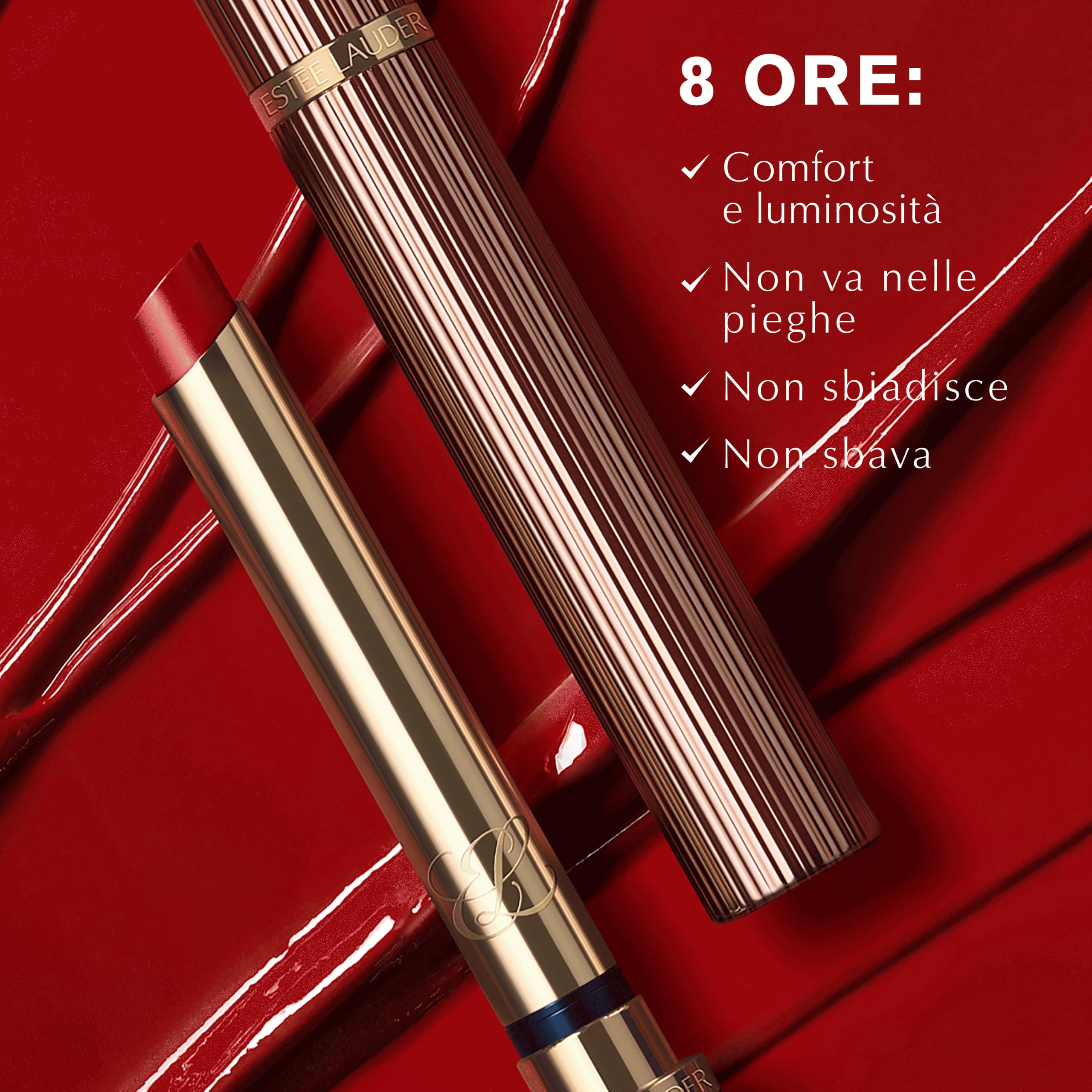 Estée Lauder Pure Color Explicit Long-Lasting Slick Shine Slim Lipstick | Rossetto lunga durata lucentezza intensa