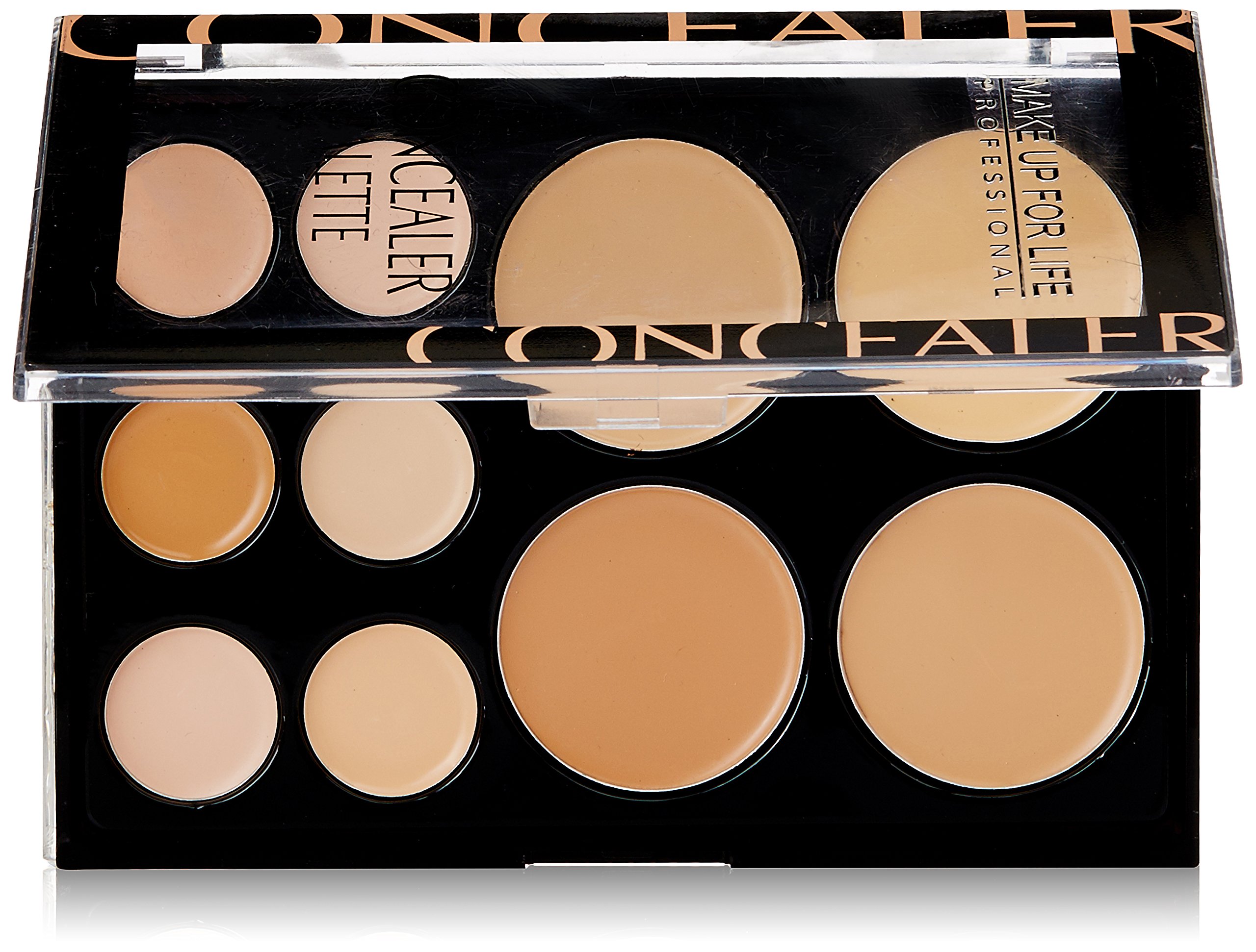 Make Up for Life professional 10 color Concealer Palette, Brown, 19g-picture-31