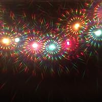 Vista 3 de Gafas de difracción en espiral: para raves, festivales y más