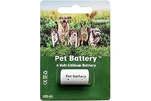 Pet Stop® Extreme® 6V Long-Lasting Dog Fence Collar Lithium Battery