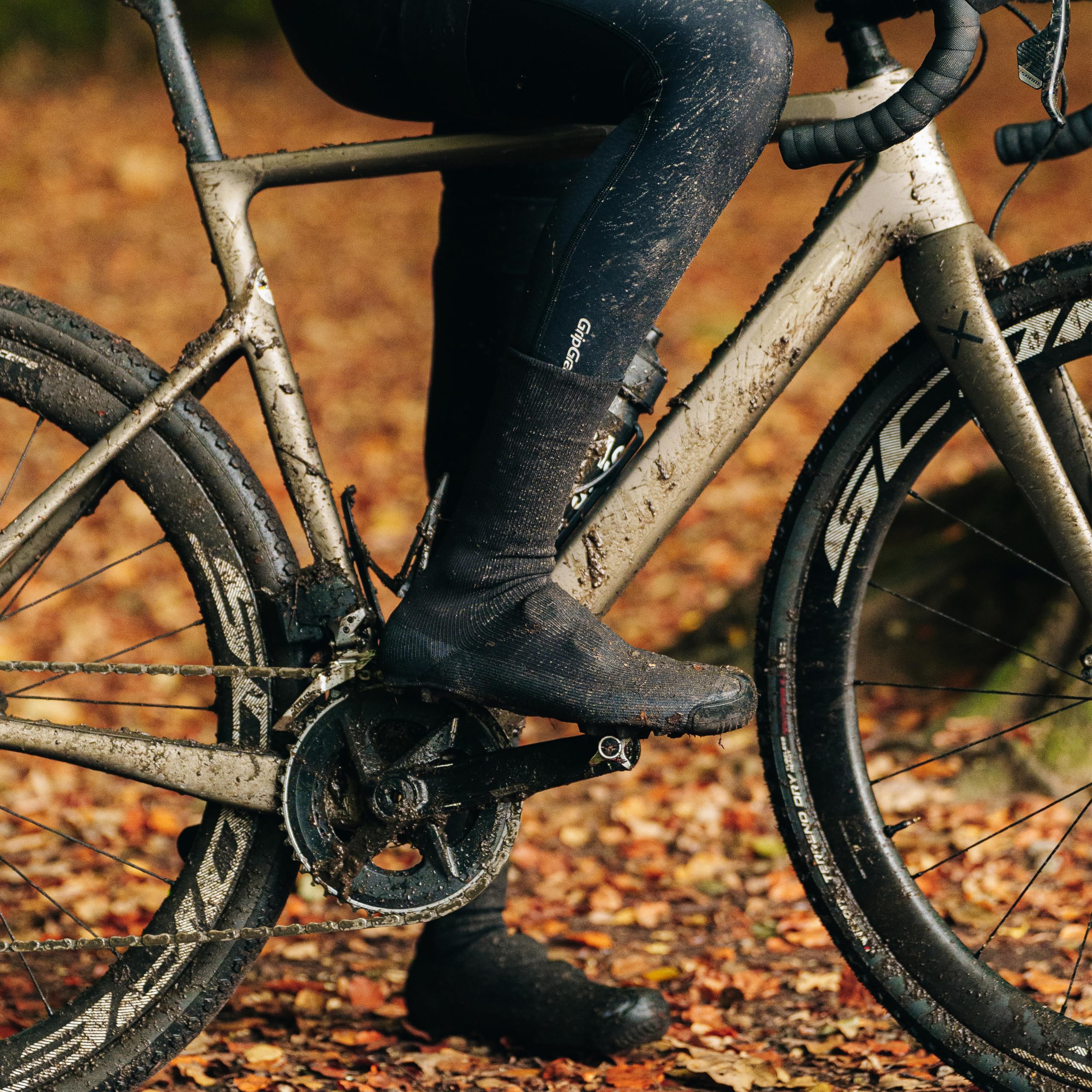 GripGrab Surchaussures Cyclisme Gravel VTT Imperméables Explorer Couvre-Chaussures Vélo Pluie