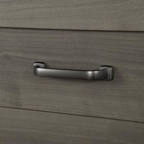 Miniatura 8 de South Shore Prairie - Mesita de noche de 2 cajones, arce gris