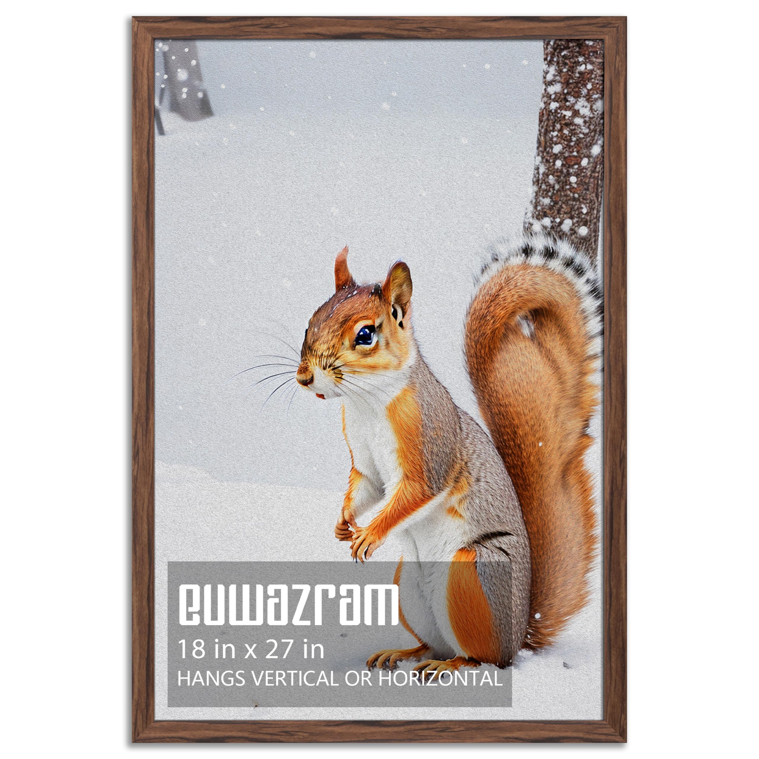 Rustic Walnut 18x27 Frame