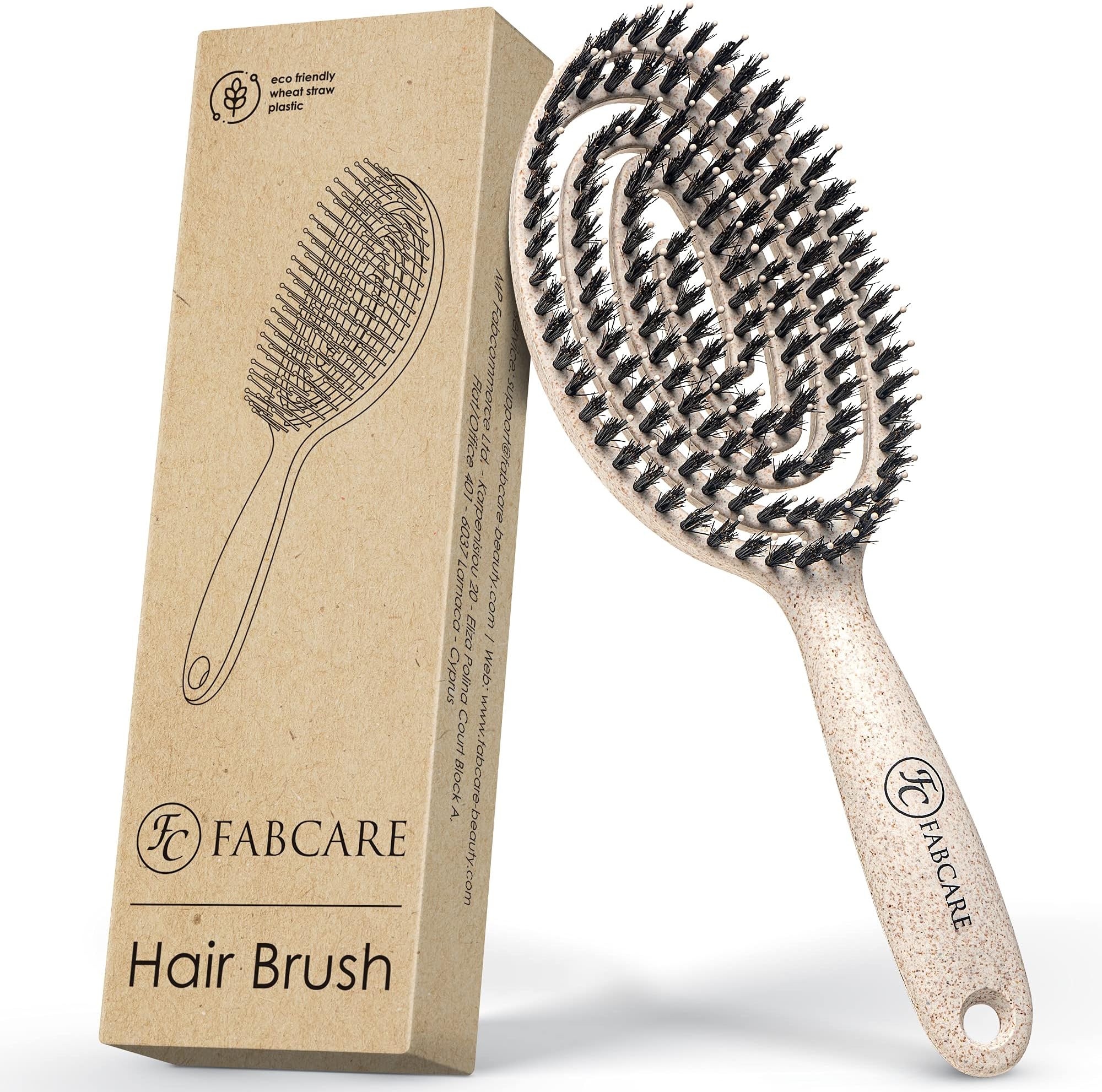 EVO Spike Nylon Pin Bristle Radial Brush Spazzola Rotonda Per Capelli Con Setole Di Nylon E Di Cinghiale