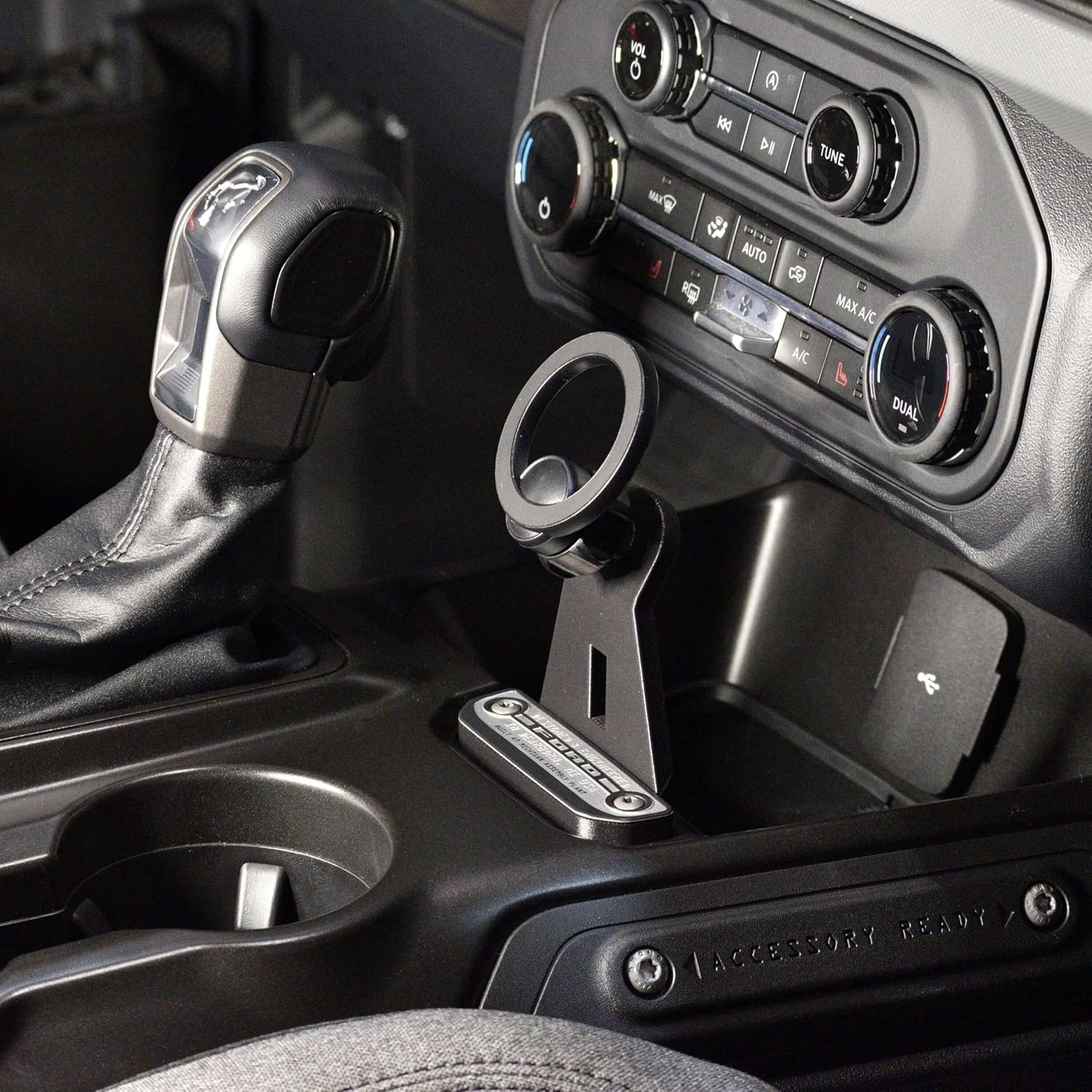 Magnetic Phone Mount Compatible with Ford Bronco 2021-2026 - 360° Tilt Swivel Adjustable Phone Holder for Bronco Accessories - Strong Hold for MagSafe Compatible Phones