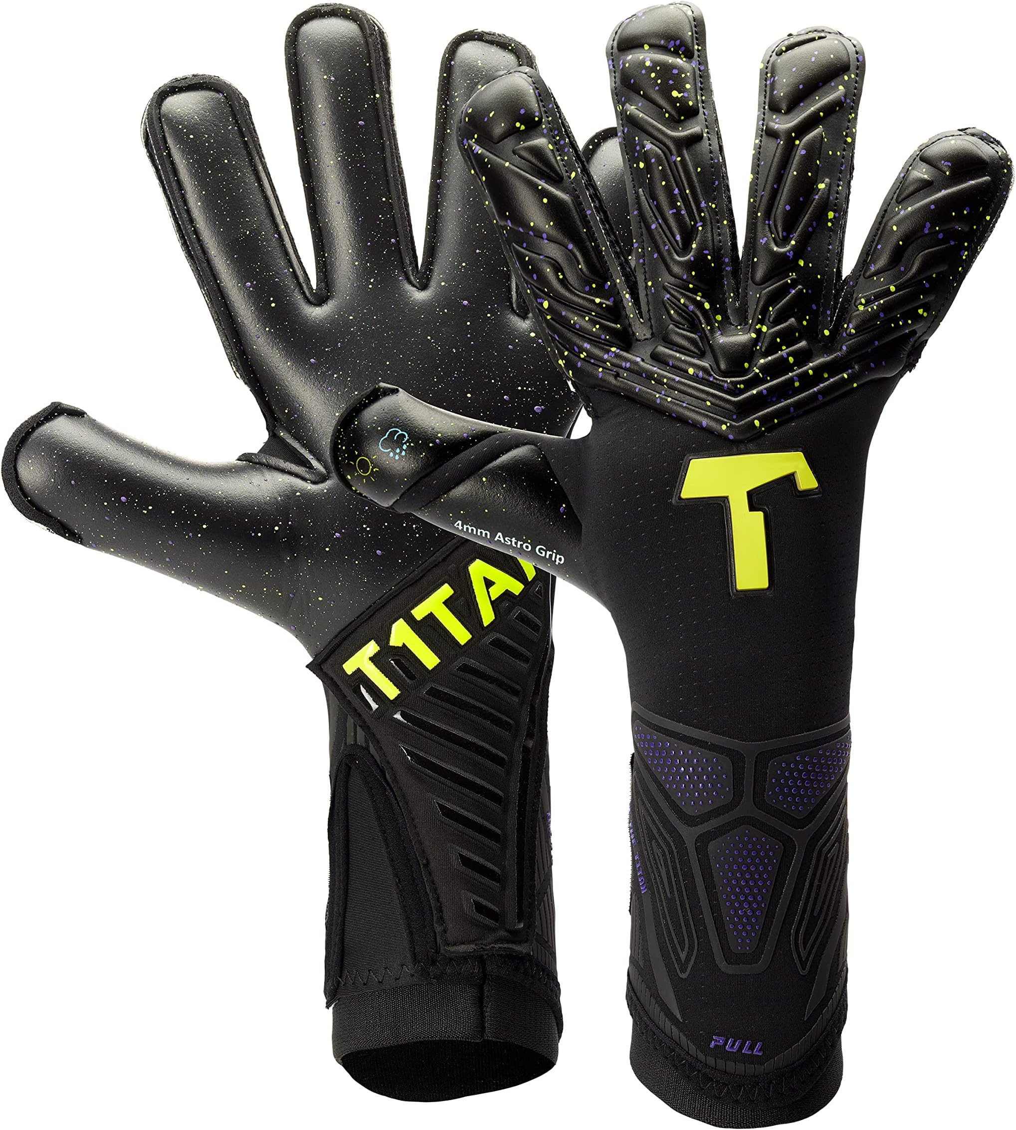 Alien Galaxy Goalkeeper Gloves - Professional Soccer Goal Keeper Gloves for Youth, Men & Women - Size 6-11