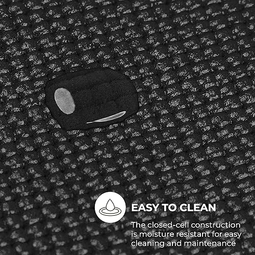 Miniatura 4 de Explora la esterilla de yoga, paquete de 10 unidades, lista para estudio y escuela, (2.677 x 0.945 x 0.157 in) antidesgarros, antideslizante, para