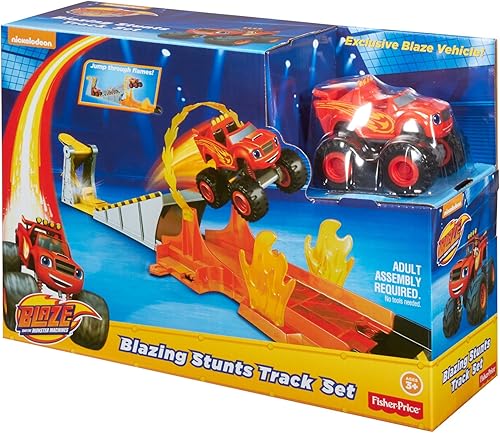 Miniatura 8 de Fisher-Price Nickelodeon Blaze & the Monster Machines, Blaze Blazing Stunts Track Set