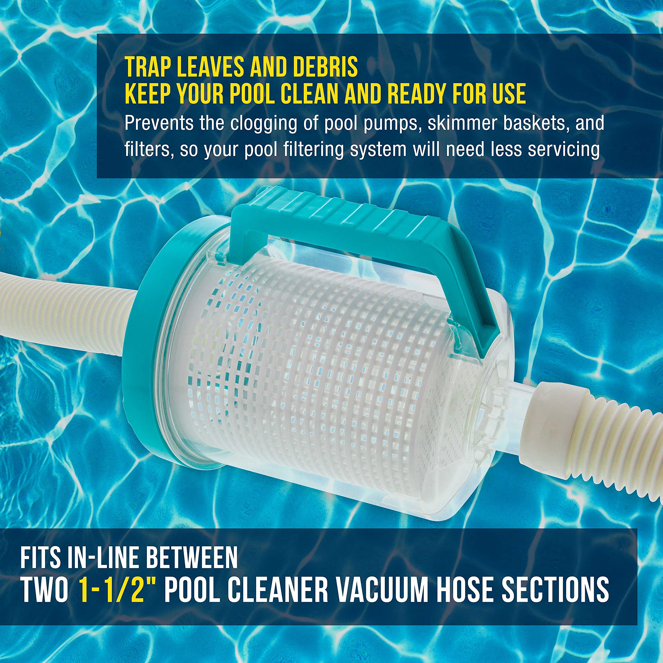 Pool Canier Snapklik.com : US Pool Supply Professional In-line Pool Leaf Canister
