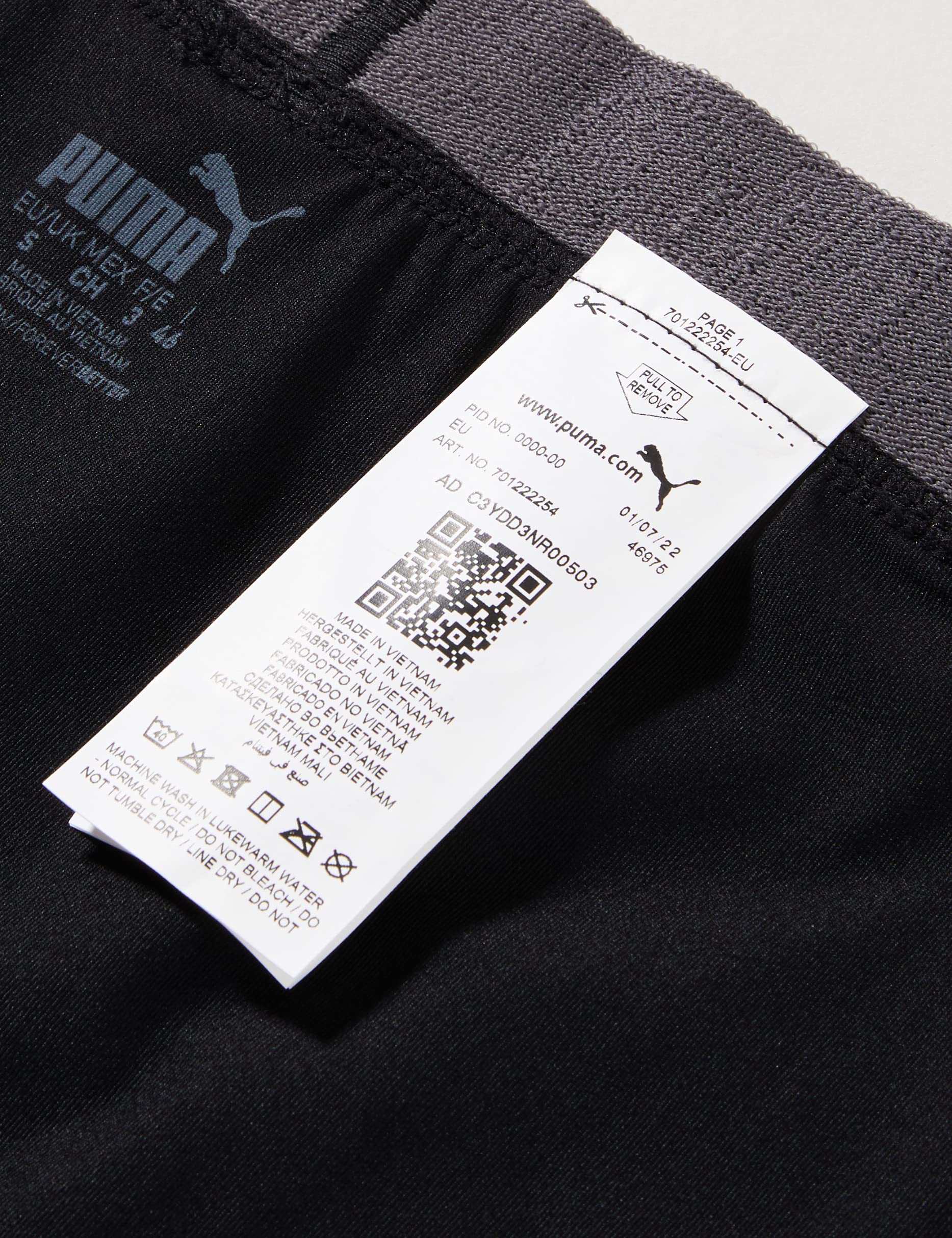 PUMA Calzoncillos Tipo bóxer para Hombre, cómodos, elásticos, Paquete de 2 Unidades