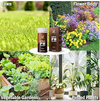 Premium Soil Testing Kit – 100 Soil pH Test Strips (3-9 Range) Quick & Accurate pH Testing for Garden, Lawn & Plants | Easy-to-Use pH Soil Tester Strips for Healthy Soil & Optimal Growth