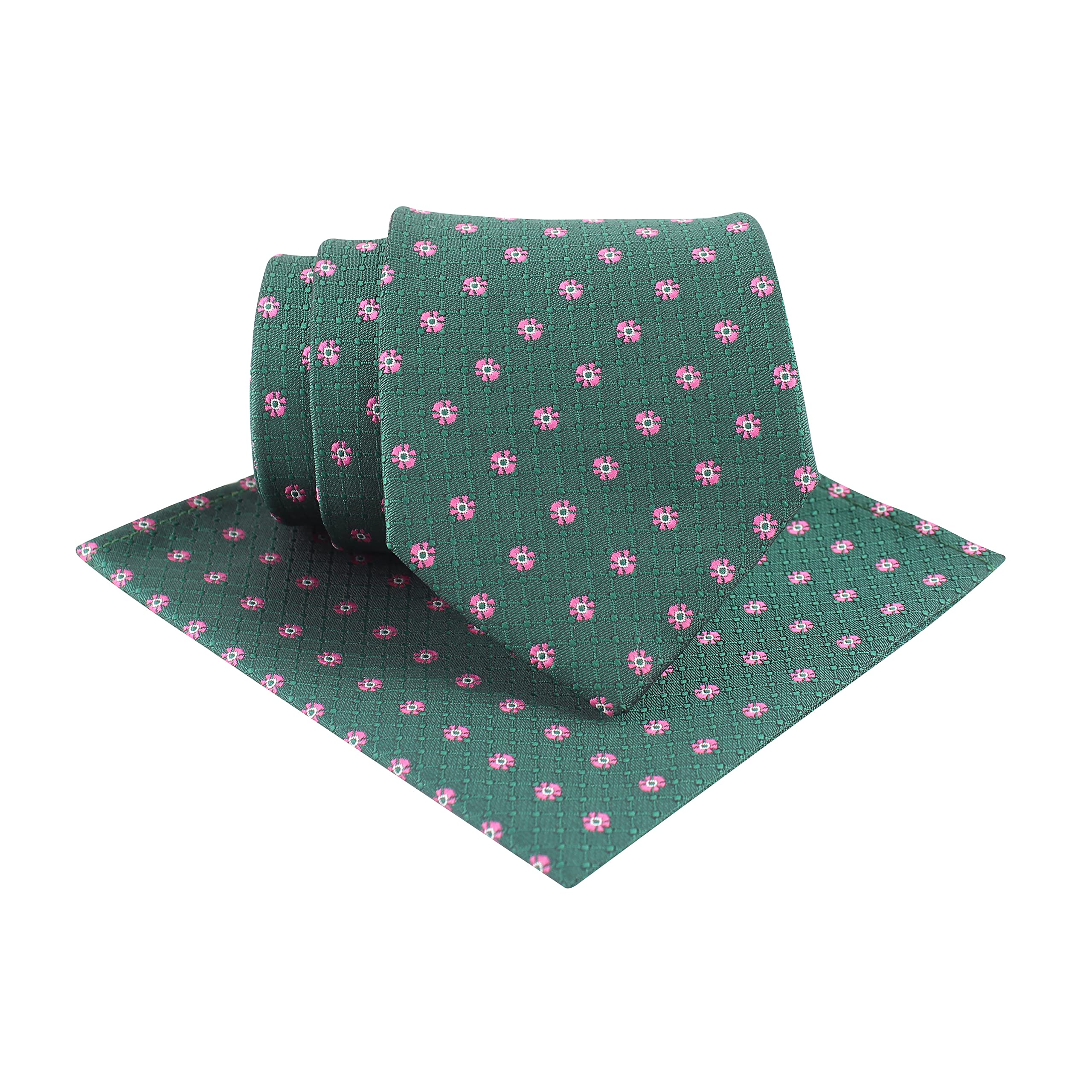 kovove Kavove The Elegant Floral Green Necktie For Men-picture-23