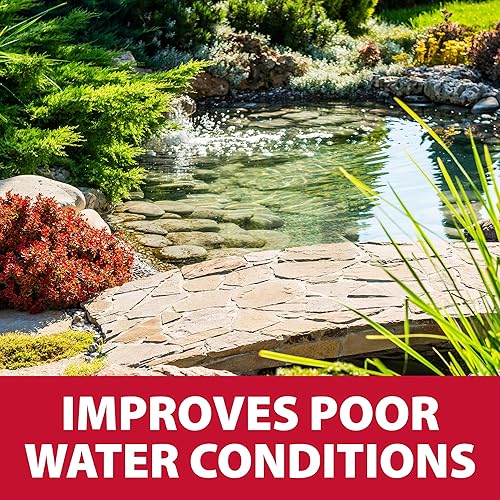 Miniatura 5 de The Pond Guy RapidClear Floculante, tratamiento clarificador de jardín de agua, estanques y fuentes de peces Koi nublados transparentes para