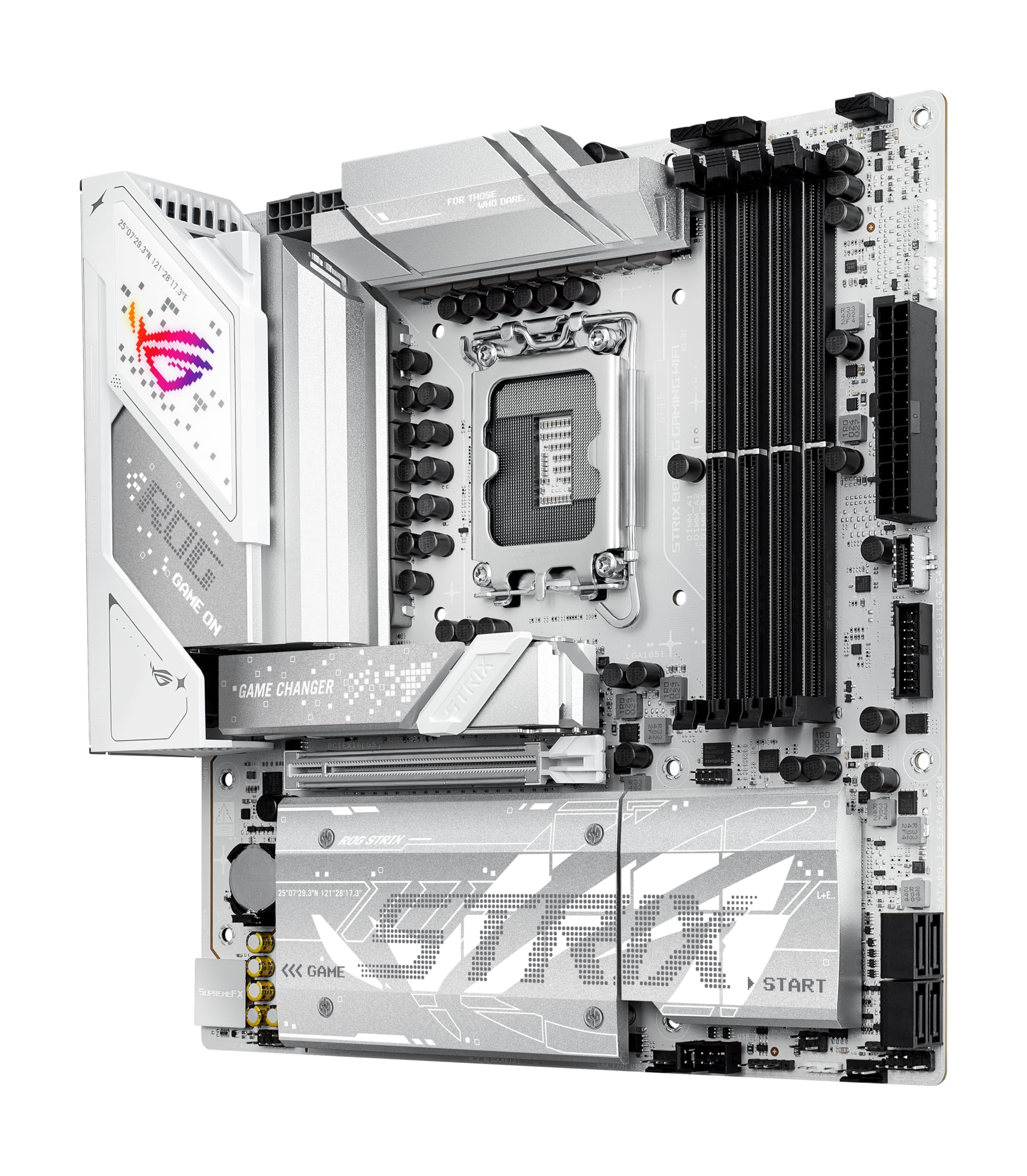 ASUS ROG STRIX B760-G GAMING WIFI Mainboard Sockel Intel LGA 1700 weiß Ansicht 8