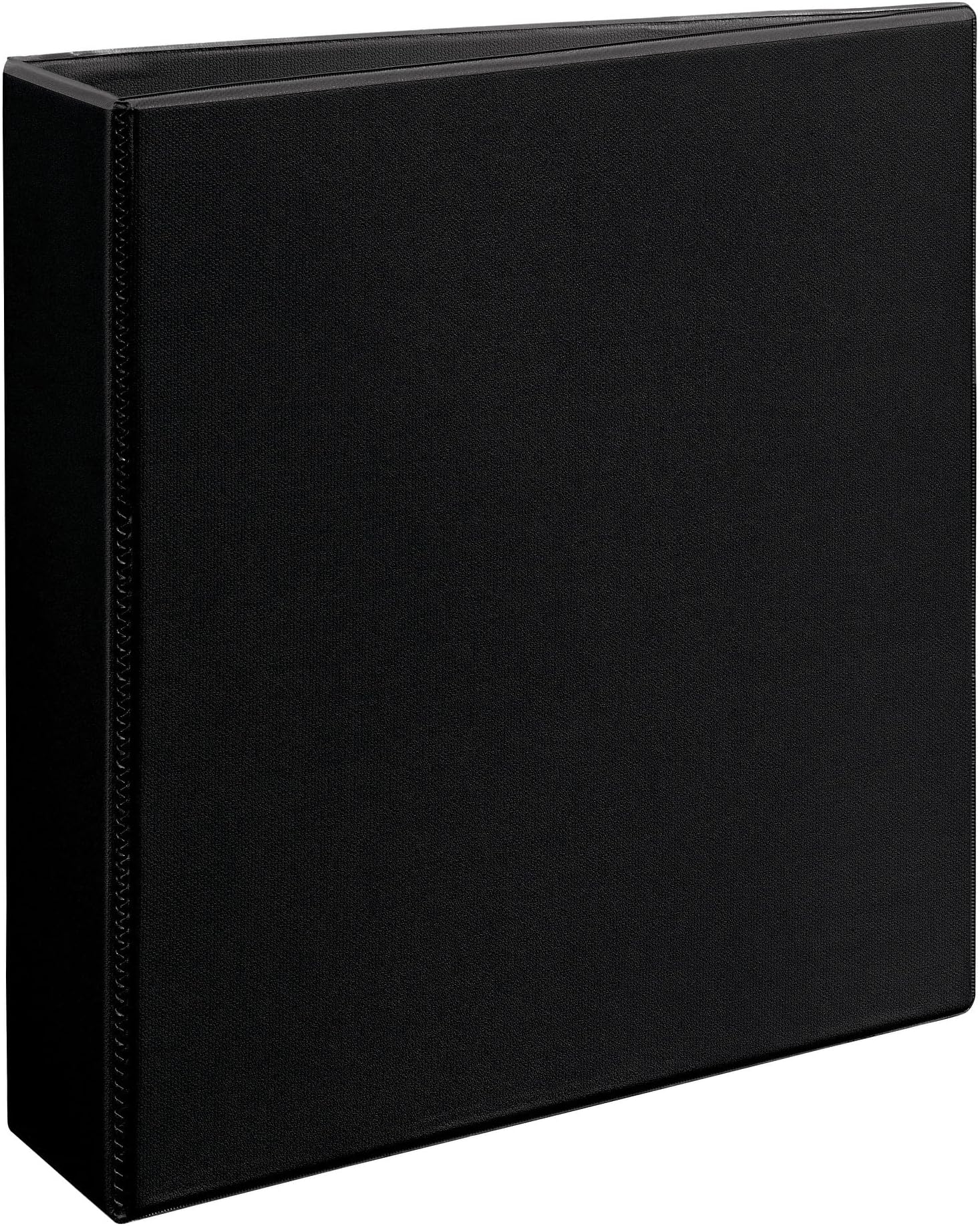 Heavy-Duty View 3 Ring Binder, 2" EZD Rings, 1 Black Binder | For Heavy School, Home and Office Use, Tear-Resistant Spine, DuraEdge Split-Resistant Sides, Four Interior Pockets