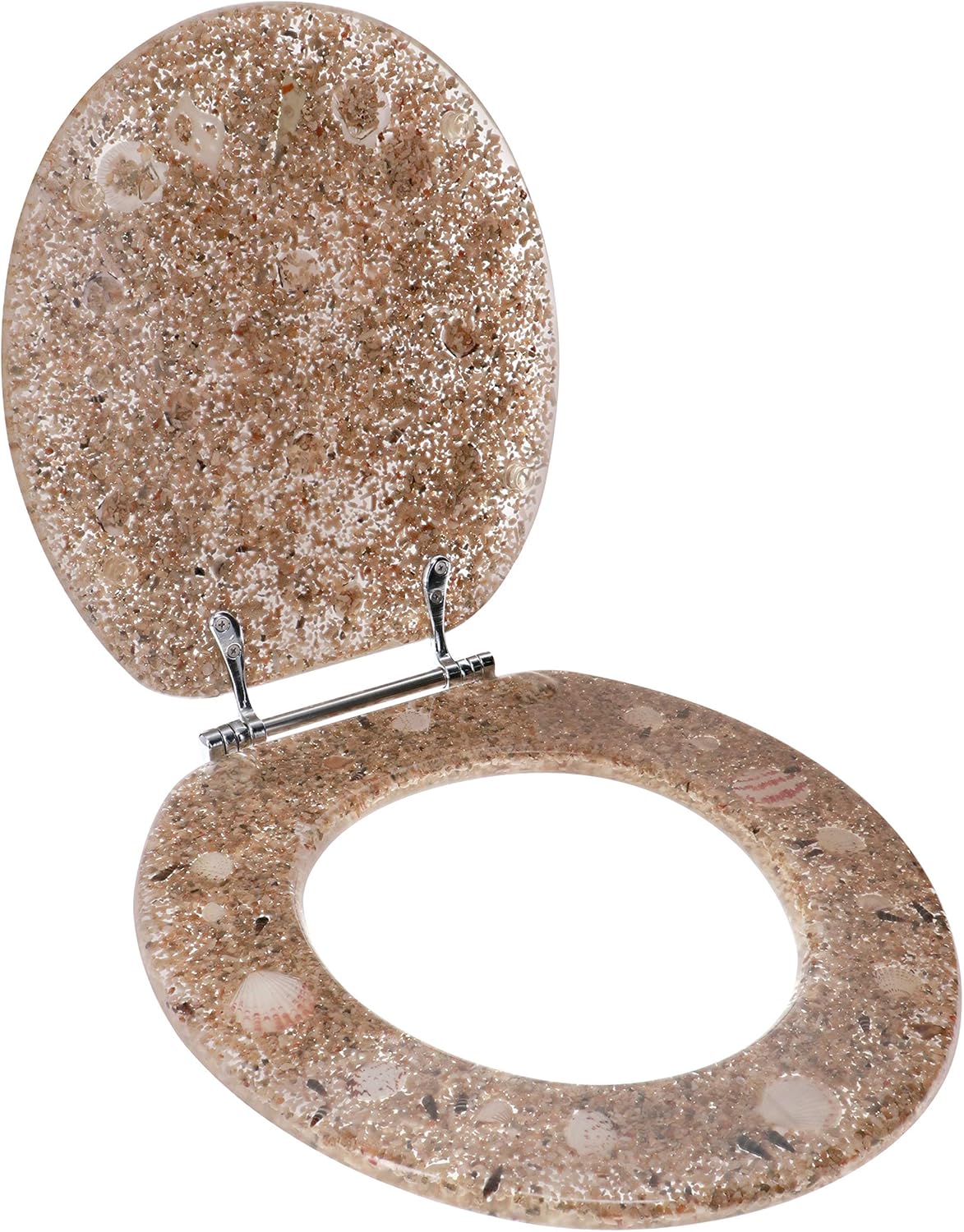 Bеѕt Cуbеr Dеаlѕ 🔥 Ginsey Home Solutions Round Resin Toilet Seat, Sea Isle Standard , 59681