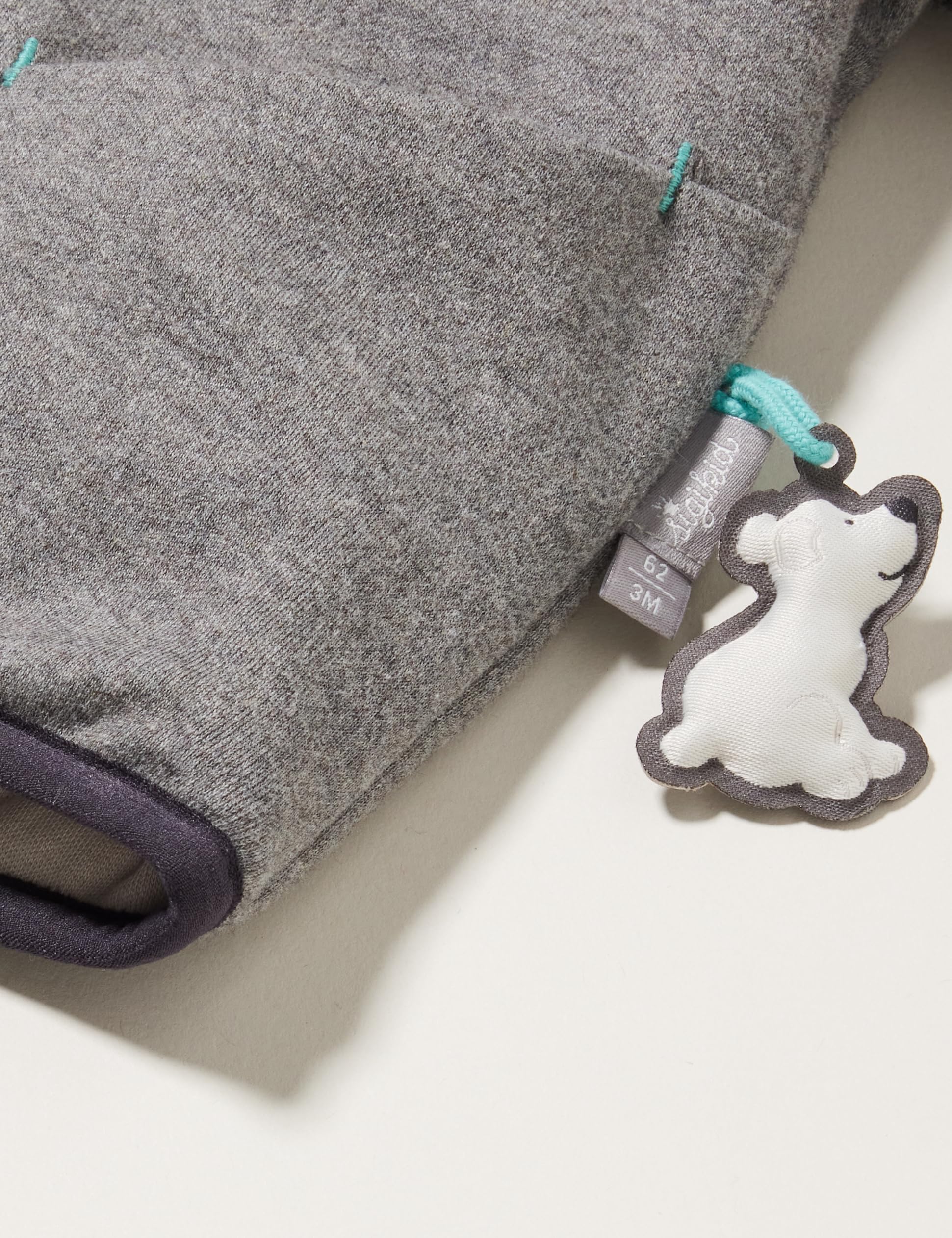 Sigikid Baby Jungen Wendejacke Wattiert Polar Expedition Giacca Reversibile, Grigio, 62 Bimbo
