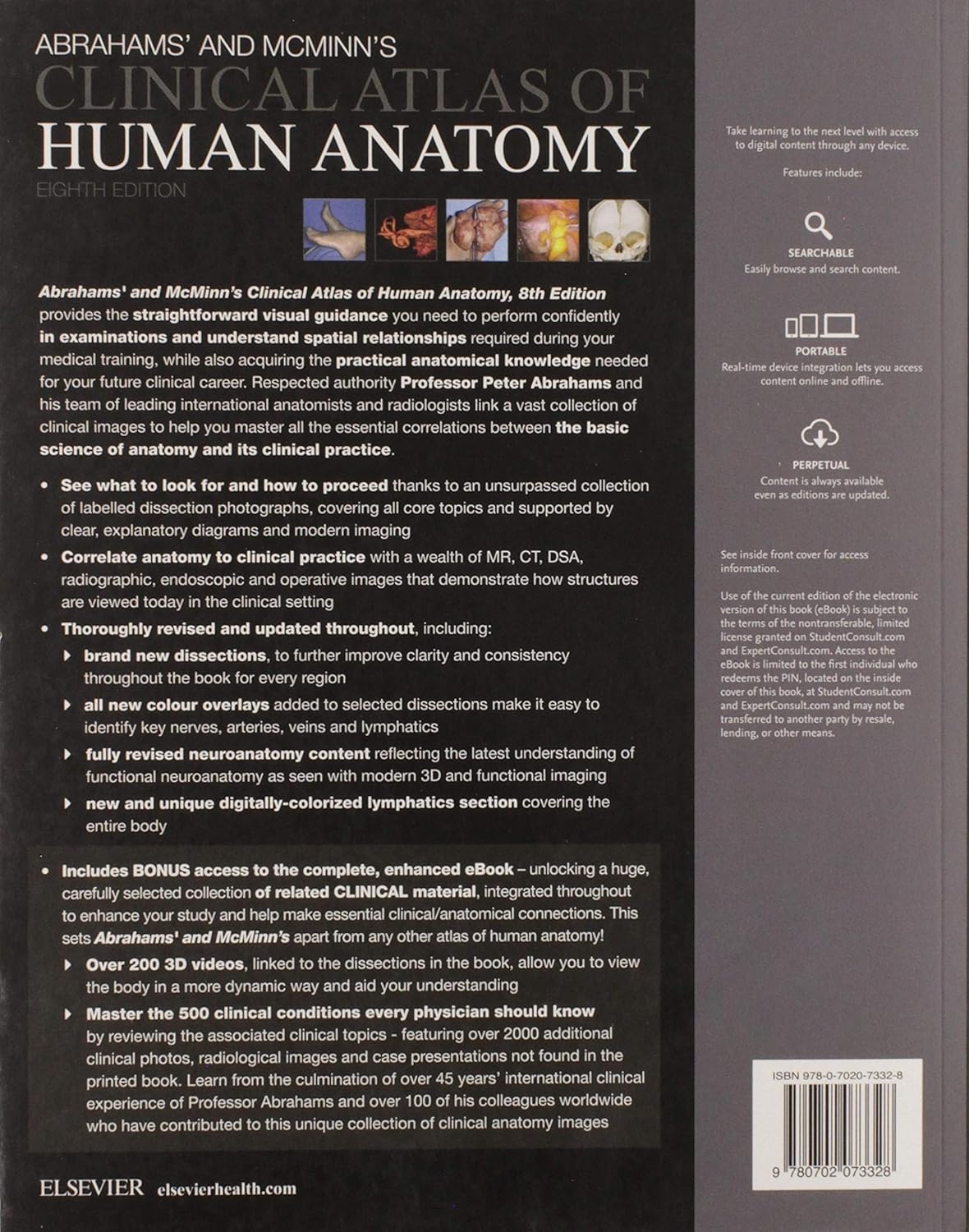 Abrahams' and McMinn's Clinical Atlas of Human Anatomy: with STUDENT CONSULT Online Access      8th Edition