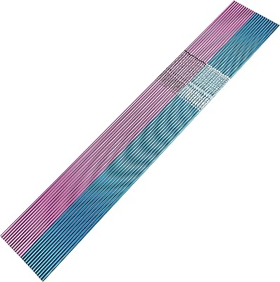ZSHJGJR 31 Inch Archery Pure Carbon Arrow Shafts ID 4.2mm Spine 400 500 600 700 800 900 1000 Carbon Shaft Tube DIY Archery Targeting Huntign Shooting Arrows (Spine 400, Pink, 6)