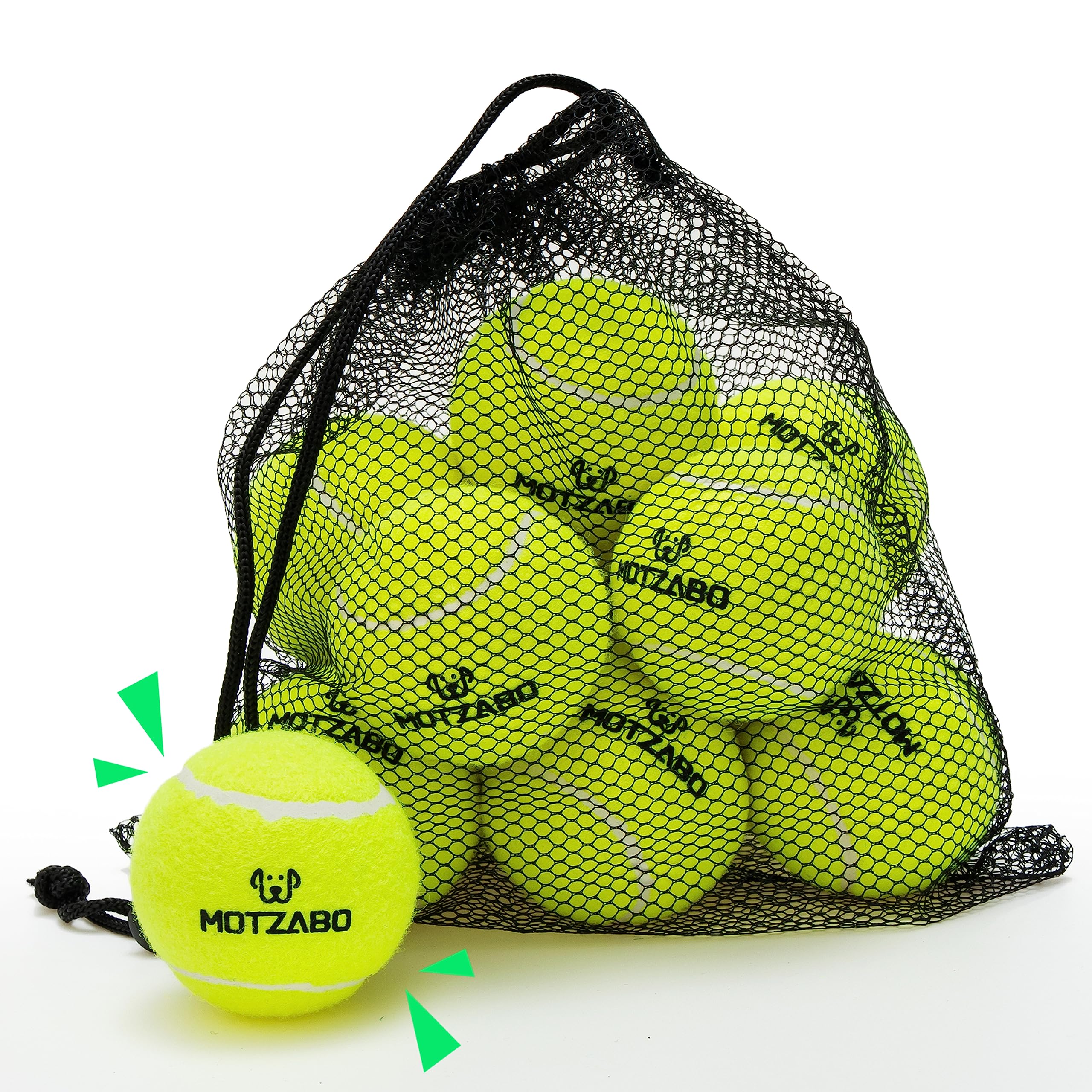Dog Tennis Balls - 12 Pack 2 5 Squeaky Interactive Dog Toys Balls for Small Medium Large Dogs
