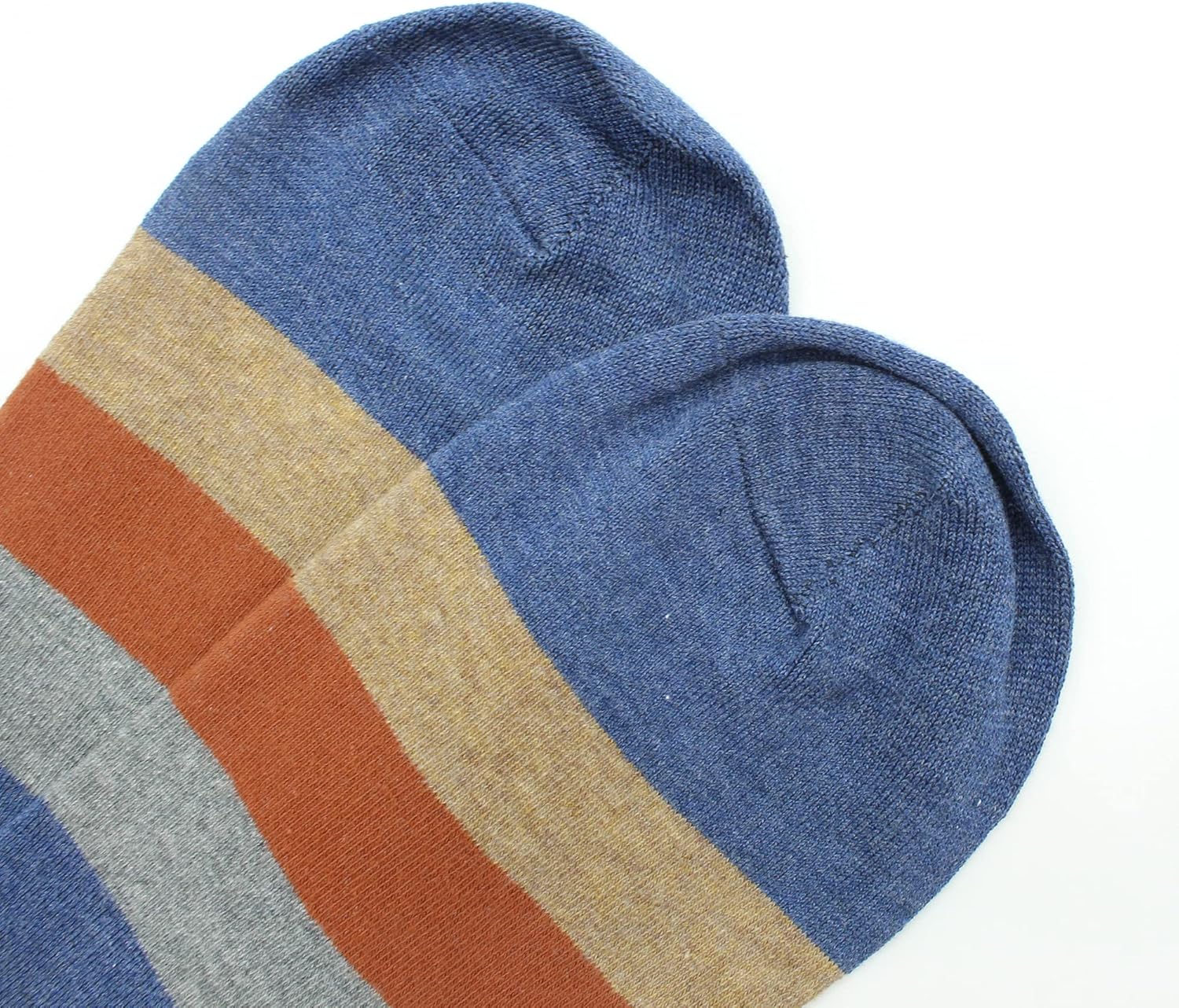 TOEJYJ Mens Fun Dress Socks, Pattern Funny Casual Socks Pack, Colorful Striped Cotton Novelty Socks Size 10-13 - Image 5