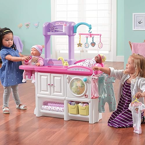 Miniatura 9 de Step2 Love & Care - Juego de muñecas de bebé de lujo para niños, cocina combinada y cambiador, incluye accesorios de juguete, fácil de montar, niños