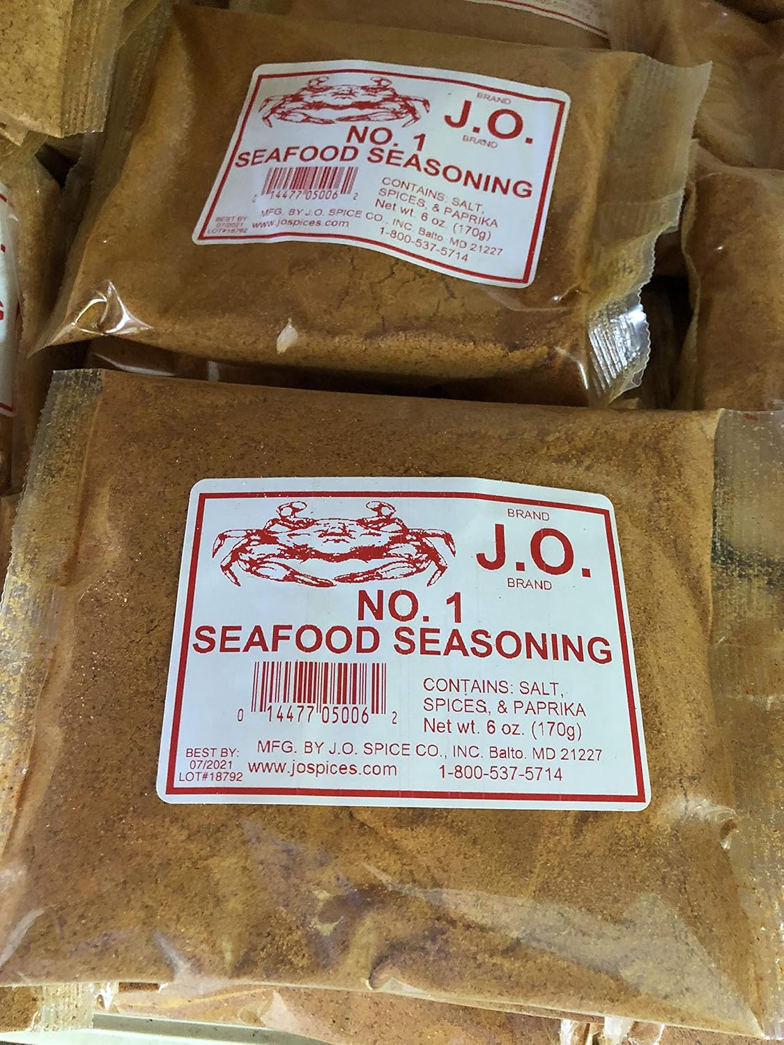 JO #1 Seafood Seasoning JO Maryland 6 oz USA
