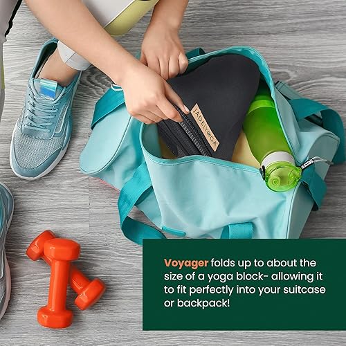 Miniatura 5 de JadeYoga Voyager Yoga Mat - Lightweight & Portable Rubber Yoga Mat - Non-Slip Exercise Mat for Women & Men - Great for Yoga, Home Workout, Gym