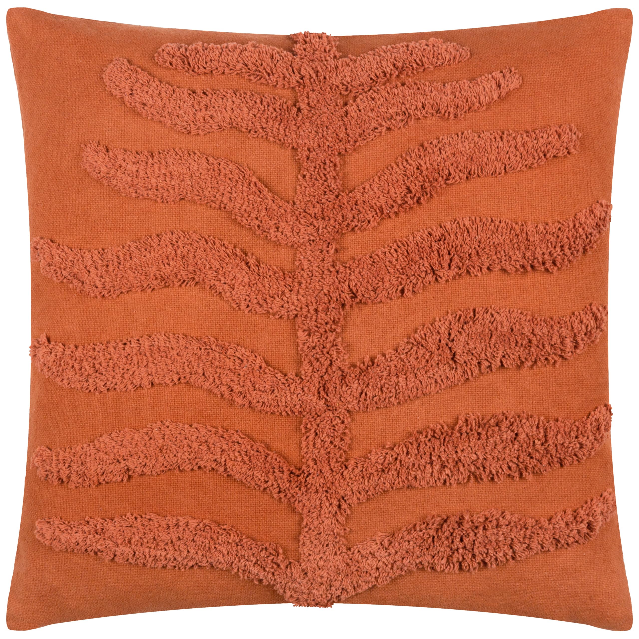 furn. Dakota Tufted Cushion Cover, Rust