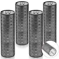 Vista 20 de WILLBOND 4 Piezas Rodillos para Cabello Largo para Flequillo Rizadores de Núcleo de Aluminio Rodillo Térmico de Autoagarre para Cabello Largo