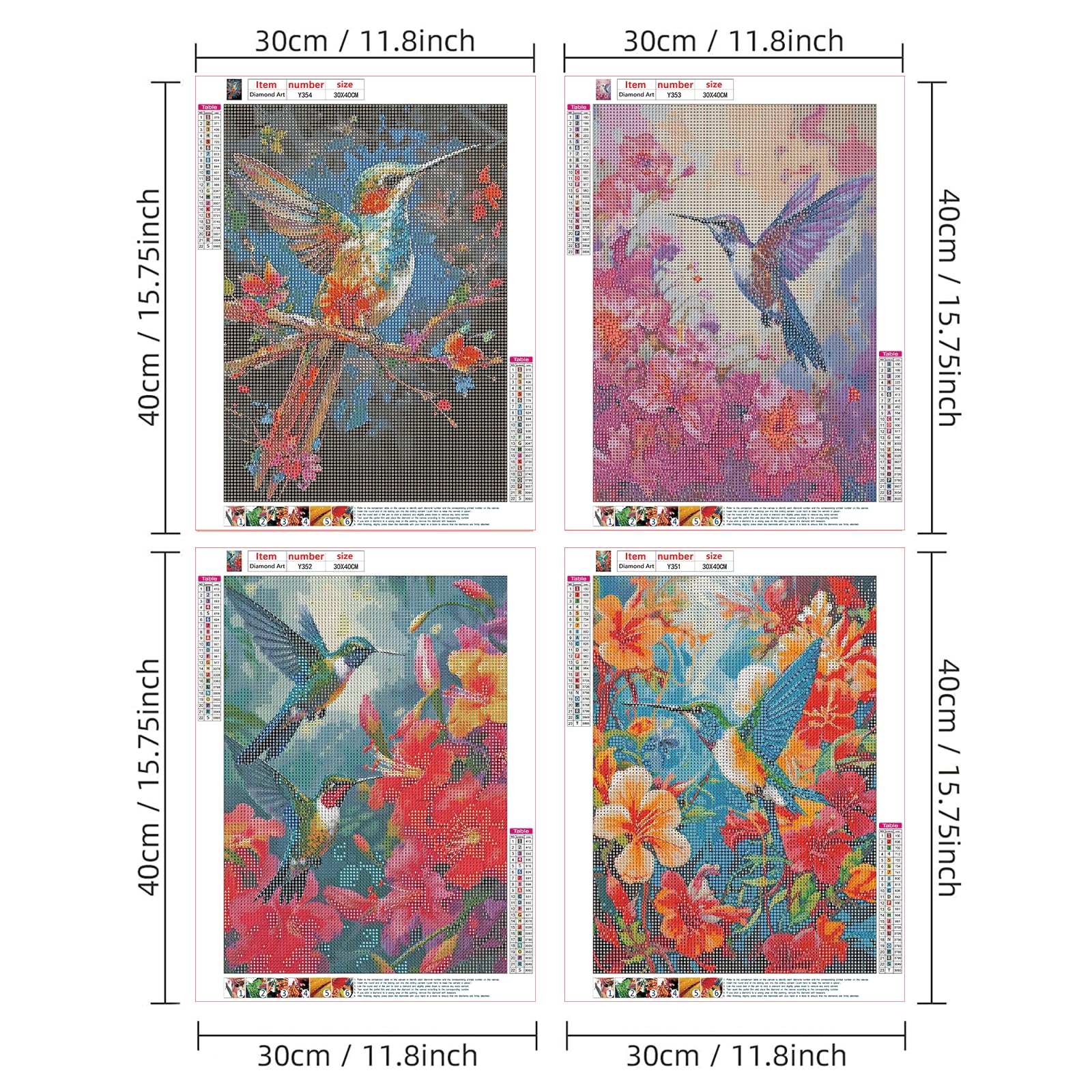 【早い者勝ち‼️】ダイヤモンドアート11個セット 早い者勝ち‼️】ダイヤモンドアート11個セット 早い者勝ち