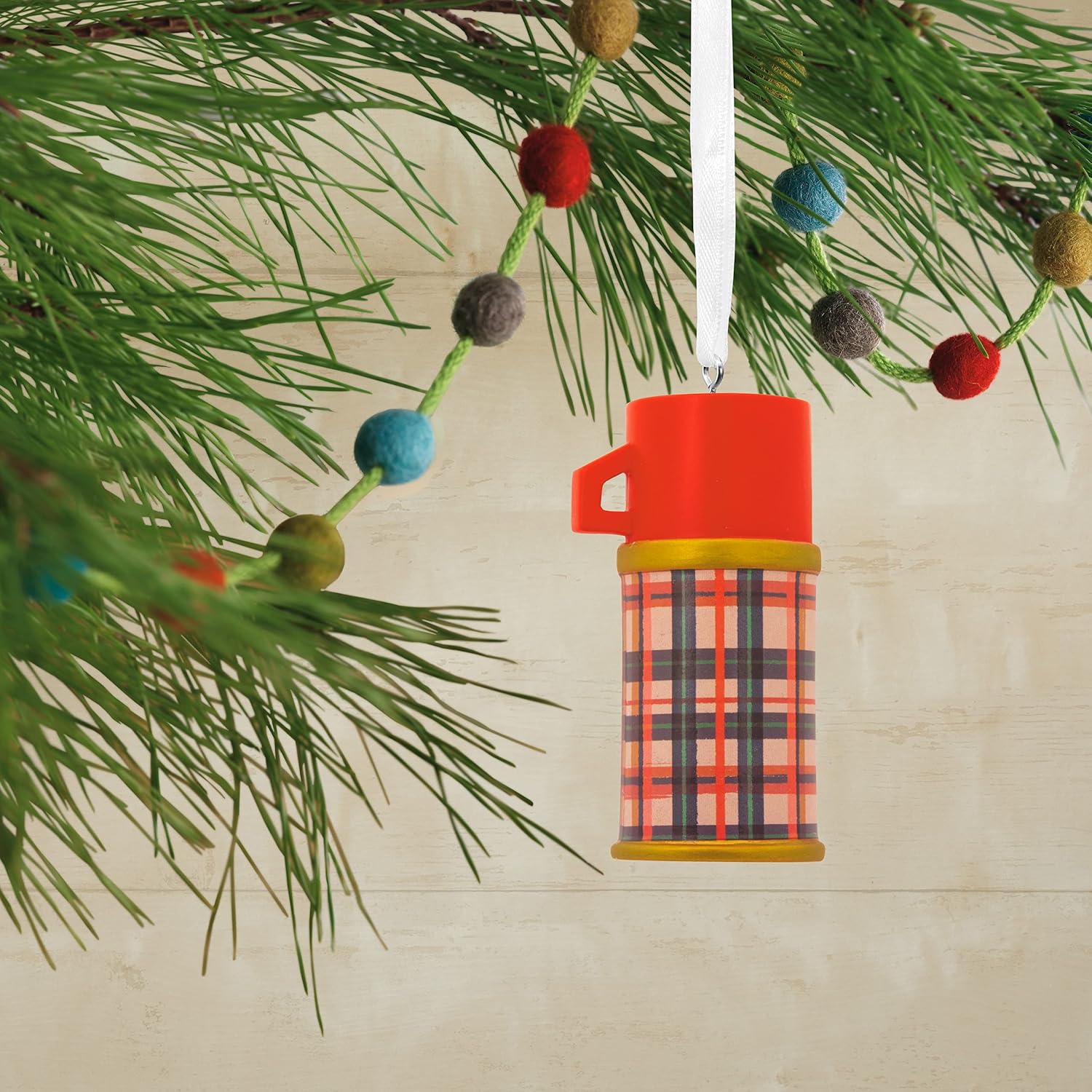 Hallmark Plaid Drink Vessel Christmas Ornament image 5