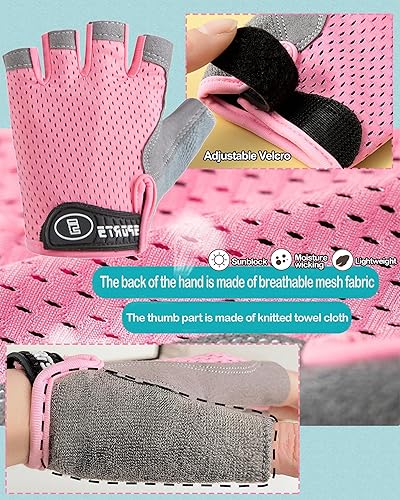 Miniatura 2 de Guantes de ciclismo antideslizantes para niños y niñas de 3 a 14 años, guantes transpirables para patinaje, scooter