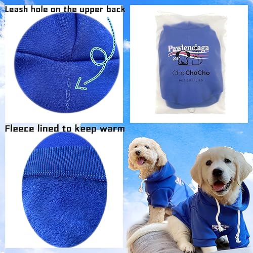 Miniatura 5 de ChoChoCho Woof - Sudadera con capucha para perro diseño para razas pequeñas medianas y grandes colección de arte sudaderas para perros sudaderas con