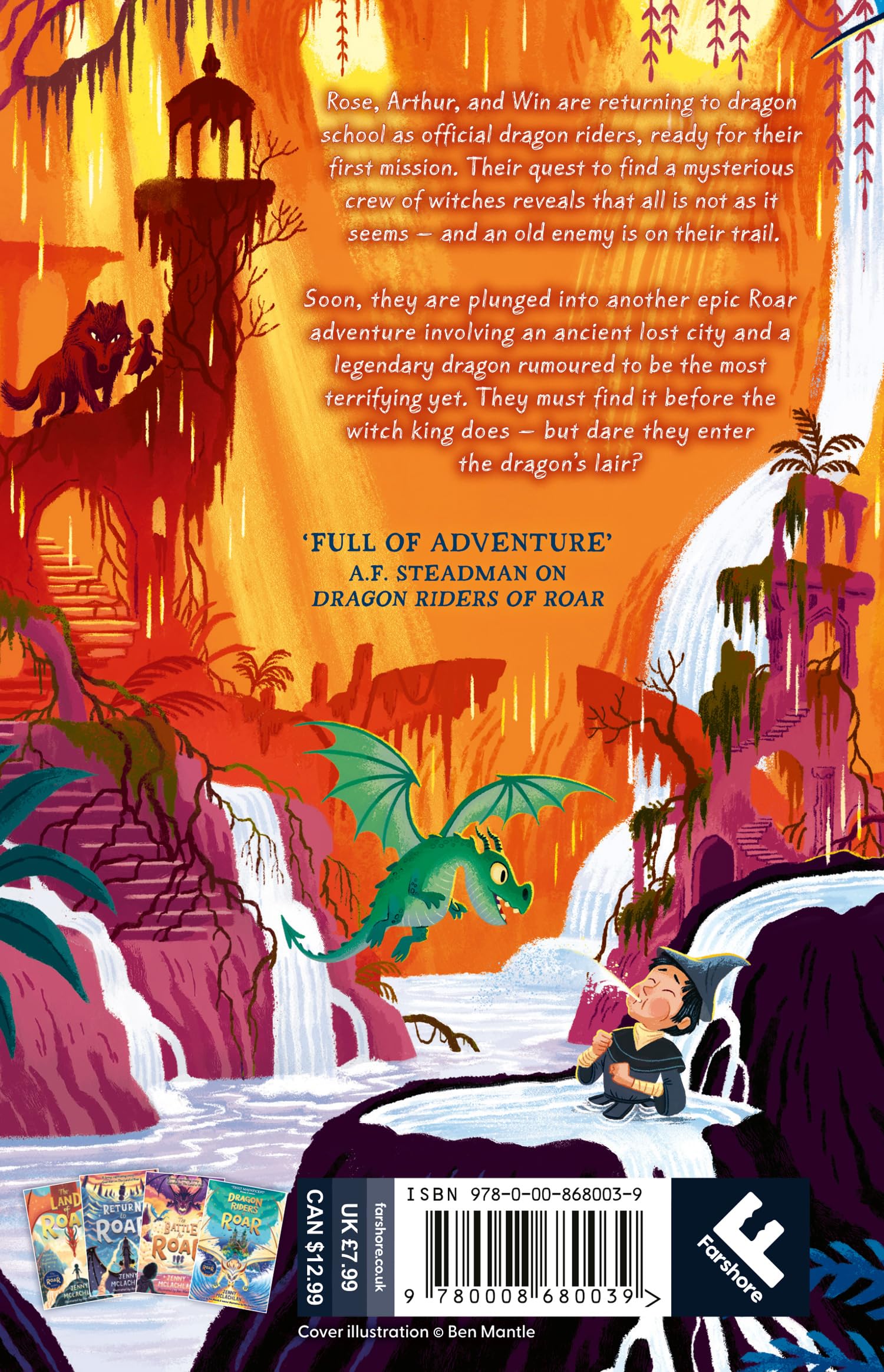 The Lost Dragon of Roar: Epic middle grade magical dragon school adventures, perfect for kids aged 8-12 and fans of Skandar and How to Train Your Dragon: Book 5