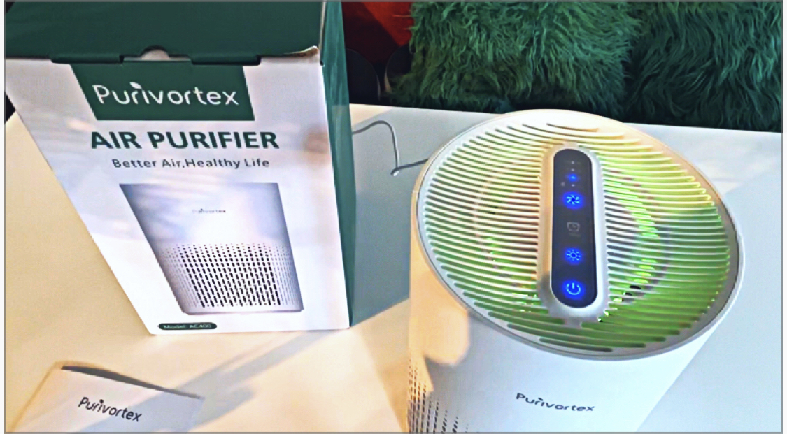 Purivortex Air Purifier HEPA Filter with Light Show