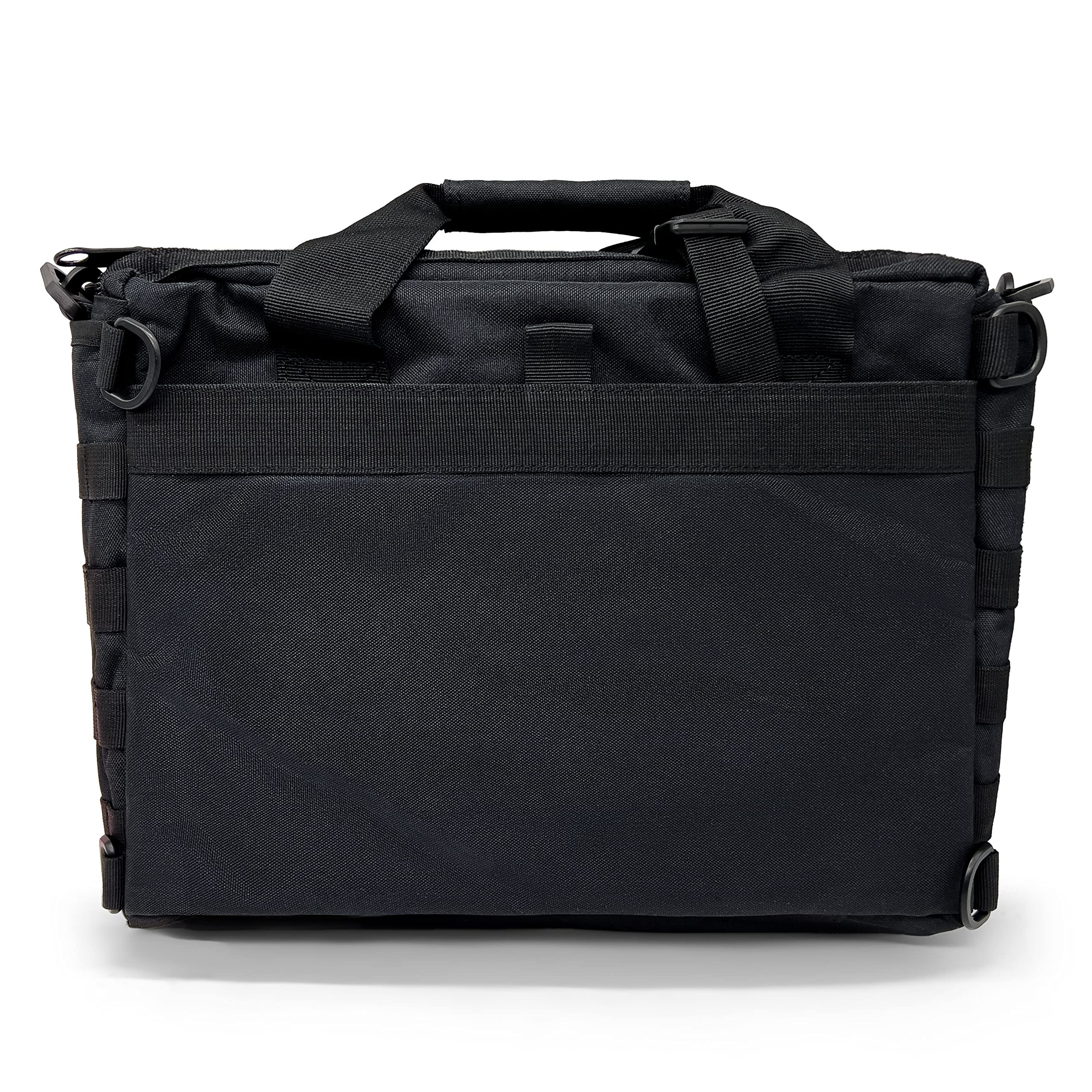 Alephnull Borsa per laptop e tablet fino a 14 pollici – Borsa a tracolla per computer portatile con tracolla borsa per notebook per uomo e donna (Nero)