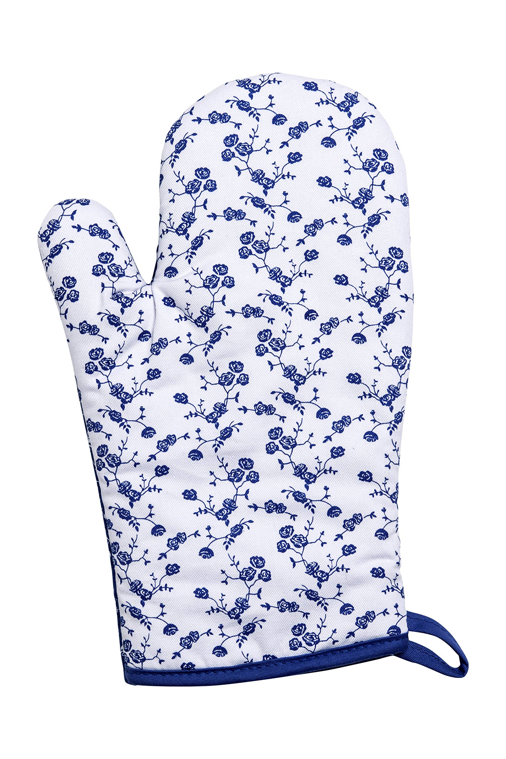 PremierHousewares Rose Single Oven Glove - Blue