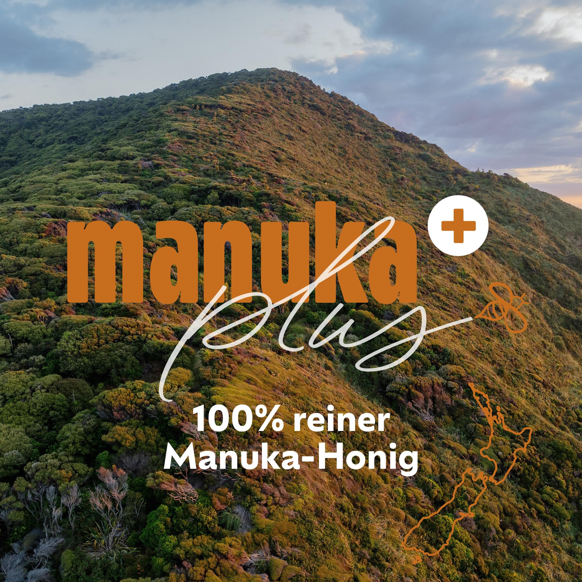 Manuka Honig 900 MGO + Roher Manuka Honig im Glas abgefüllt nach Deutscher Honigverordnung - manuka.plus Neuseeland Honig Manuka | 100% Reiner Manuka Honey | Manukahonig