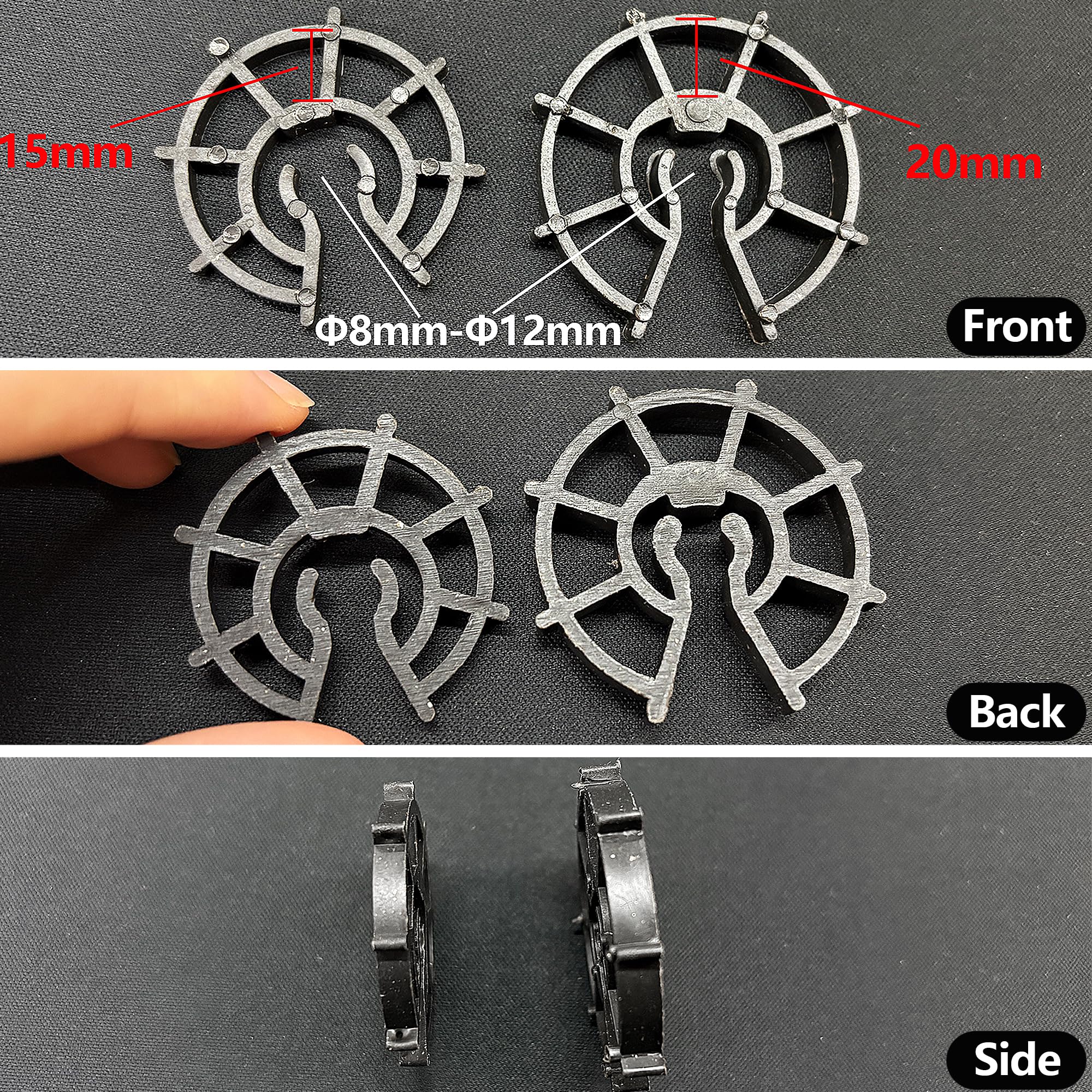 Wand bevestigingsplaat voor buis 42,4 mm