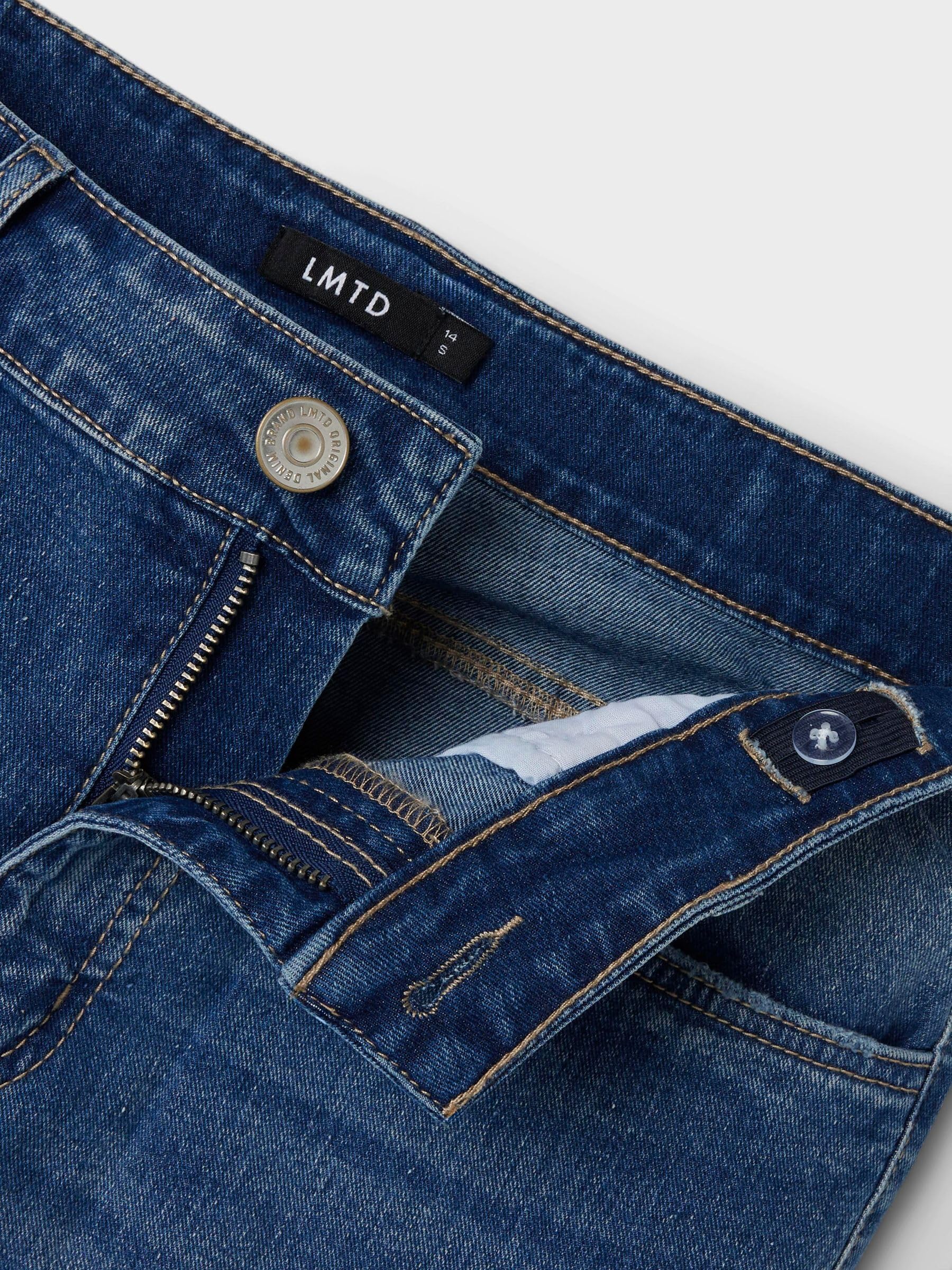 NAME IT Nlmteppe DNM Reg Pant Jeans Dritti Bambini e Ragazzi