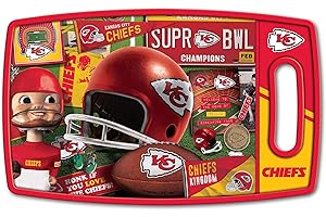 YouTheFan NFL Retro Series Chiefs Cutting Board