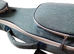 MUSIC FIRST Original Design 0.6" (15mm) Thick Padded Vintage Style Jeans Cloth/Denim Baritone Ukulele Case, Ukulele Bag (30"~31")