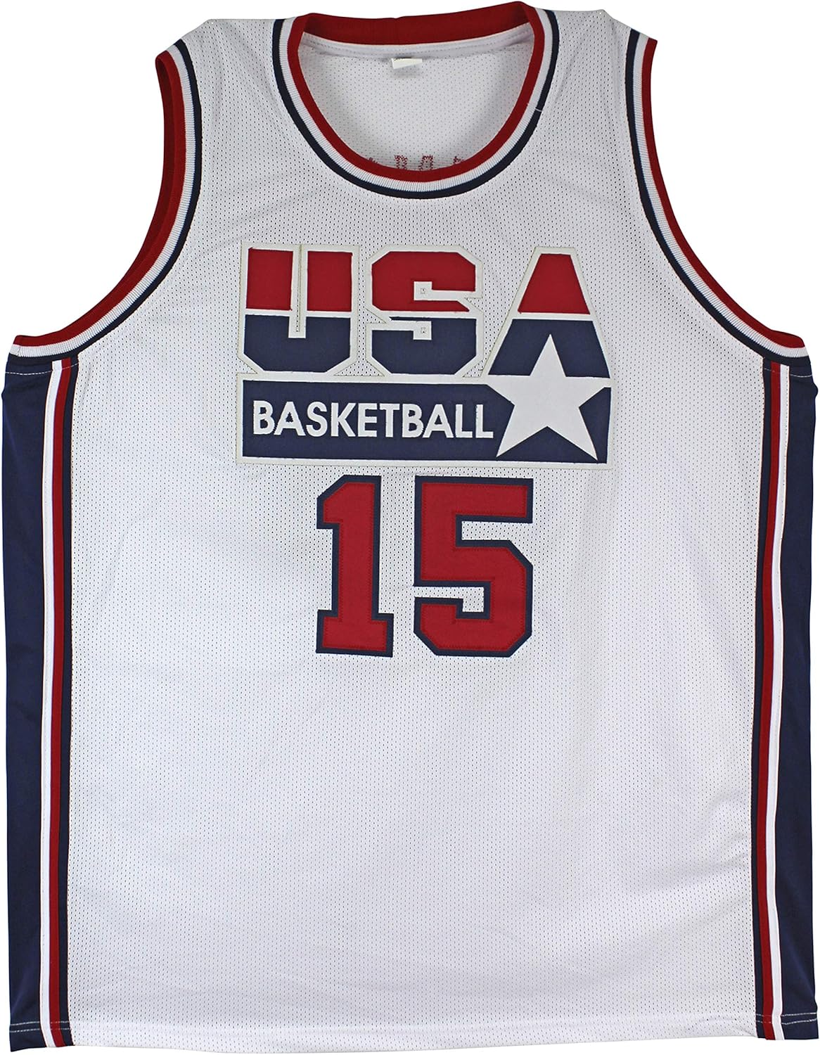 Magic Johnson Team USA Authentic Signed White Jersey Autographed BAS Witnessed