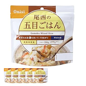Amazon.co.jp: アルファ米 五目ごはん100g×5食 : 食品・飲料・お酒
