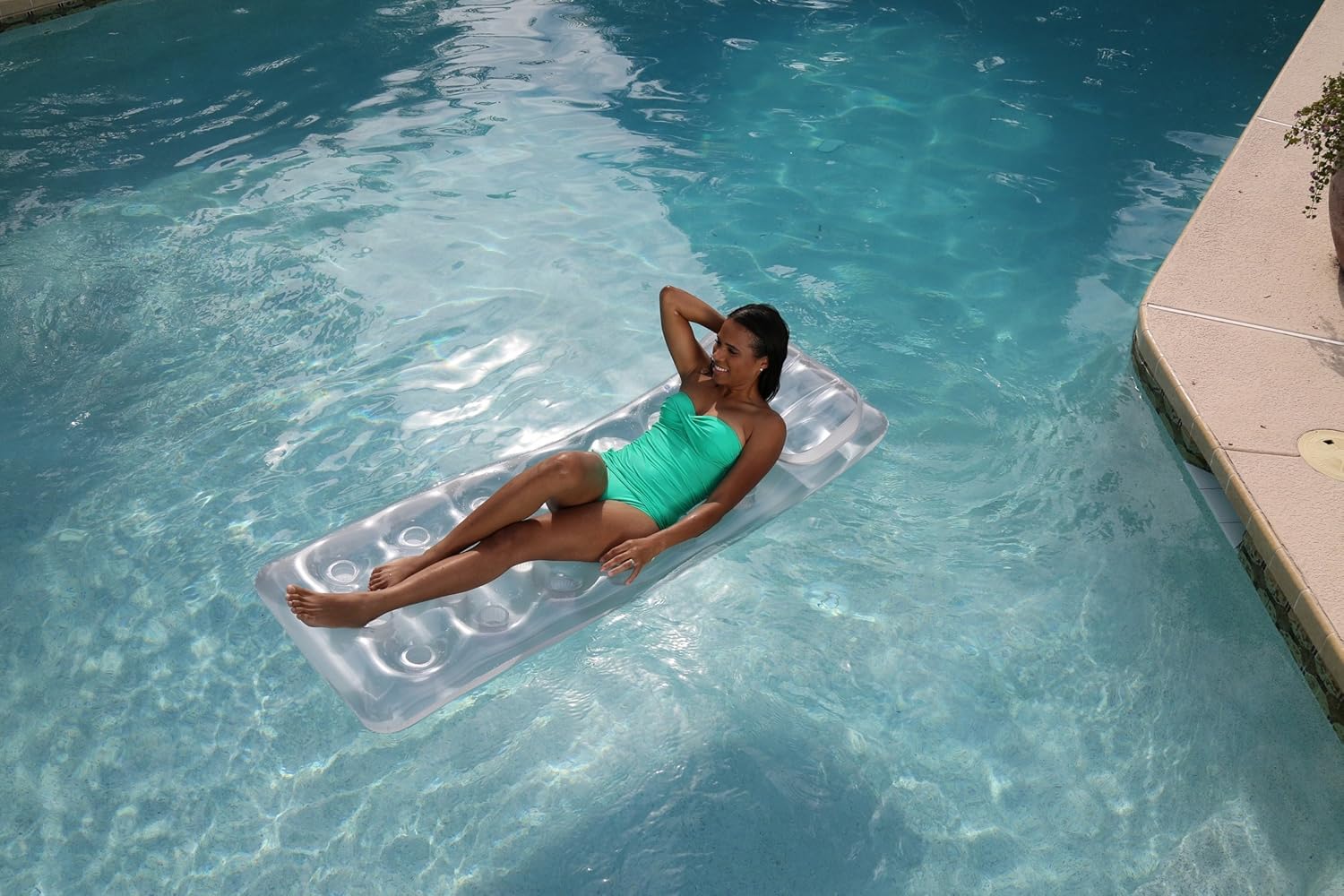Splash & Play Tech 18-Pocket Inflatable Pool Mat