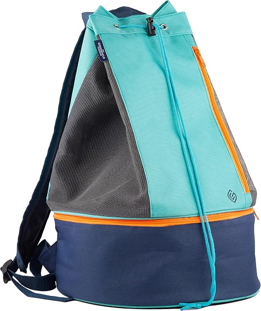 Greenfield Collection - Coast 33L Collapsible Cooler Bag - Insulated Lightweight Cooler Bag with Collapsible Compartment for Camping, Hiking, BBQ and Family Outdoor Activities (Blue)