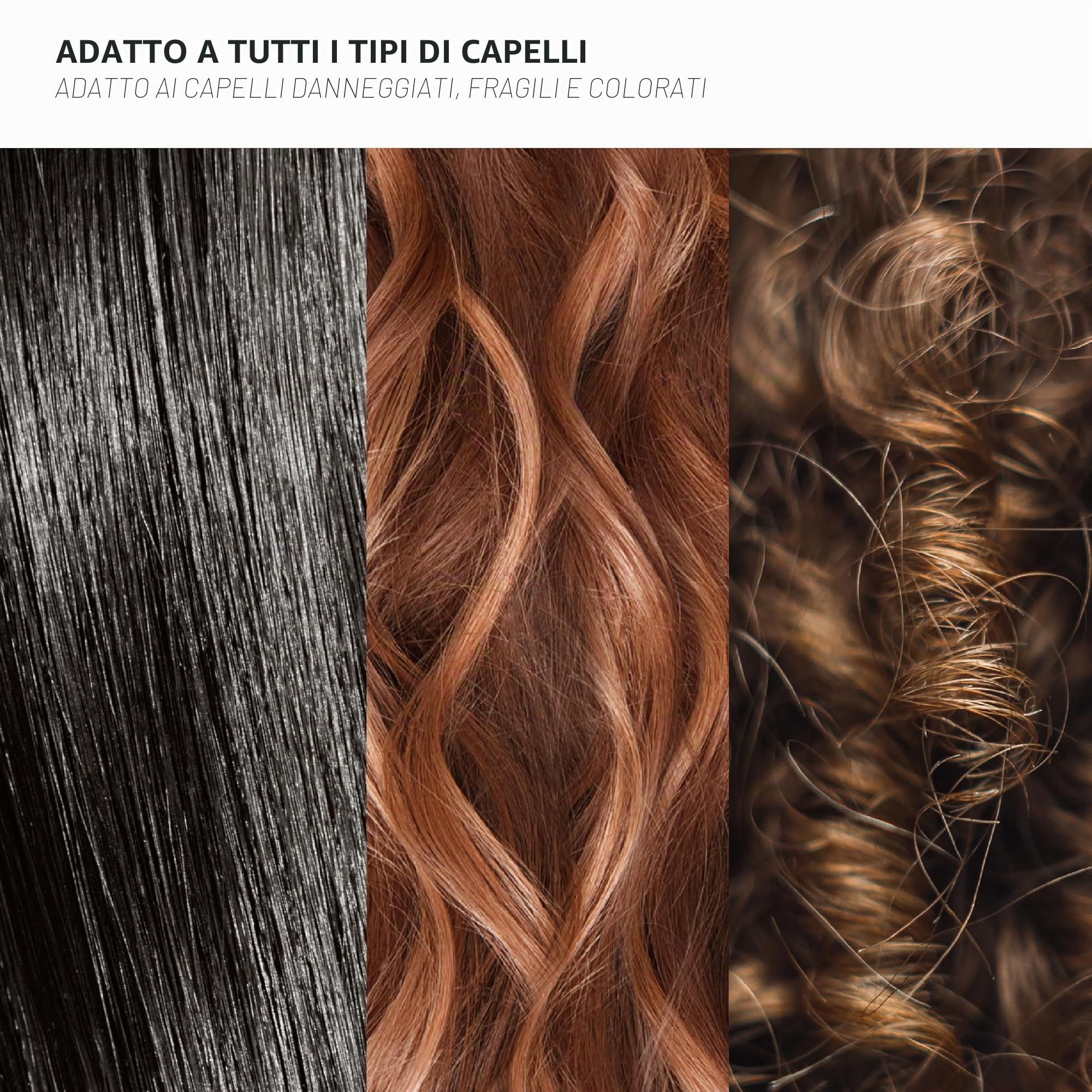 Jean Louis David - Piastra a Vapore a Infrarossi Steam Protect -Piastre in Ceramica e Tormalina XL -Serbatoio 10ml -6 Temperature - Capelli Fragili a Molto Ricci - Lisciatura Cura ad Alte Prestazioni