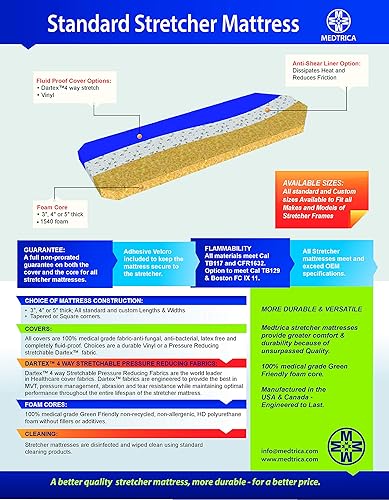 Miniatura 5 de MFV762403 - Colchón con funda de vinilo para Stryker, 1